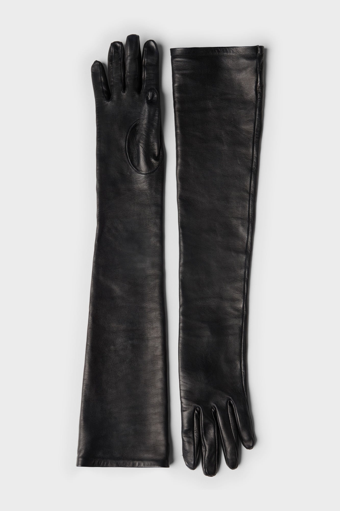 7-for-all-mankind-long-gloves-faux-leather-black-damen-handschuhe image 1