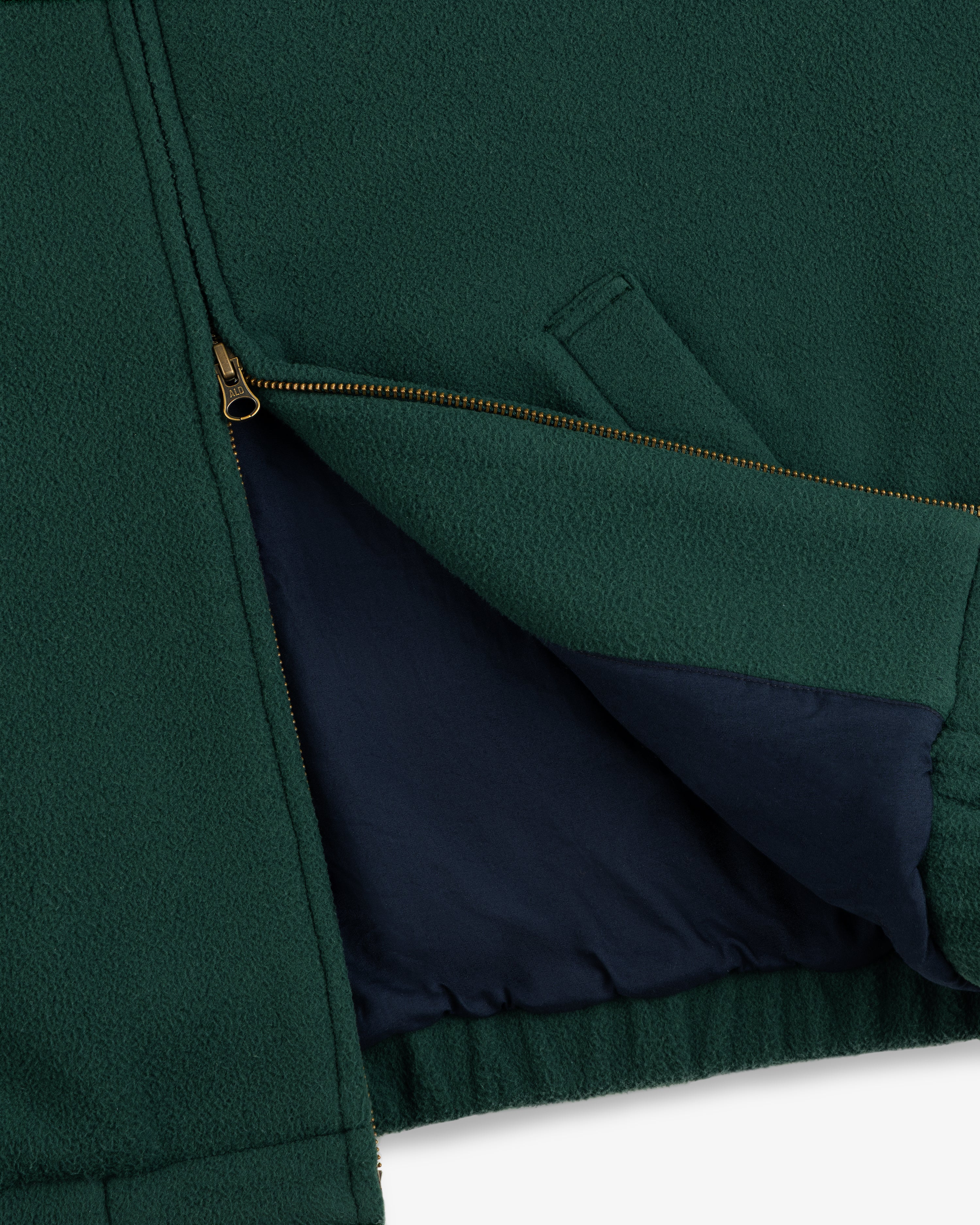 aim-leon-dore-crest-fleece-casual-jacket-freizeitjacke-gr-n image 6