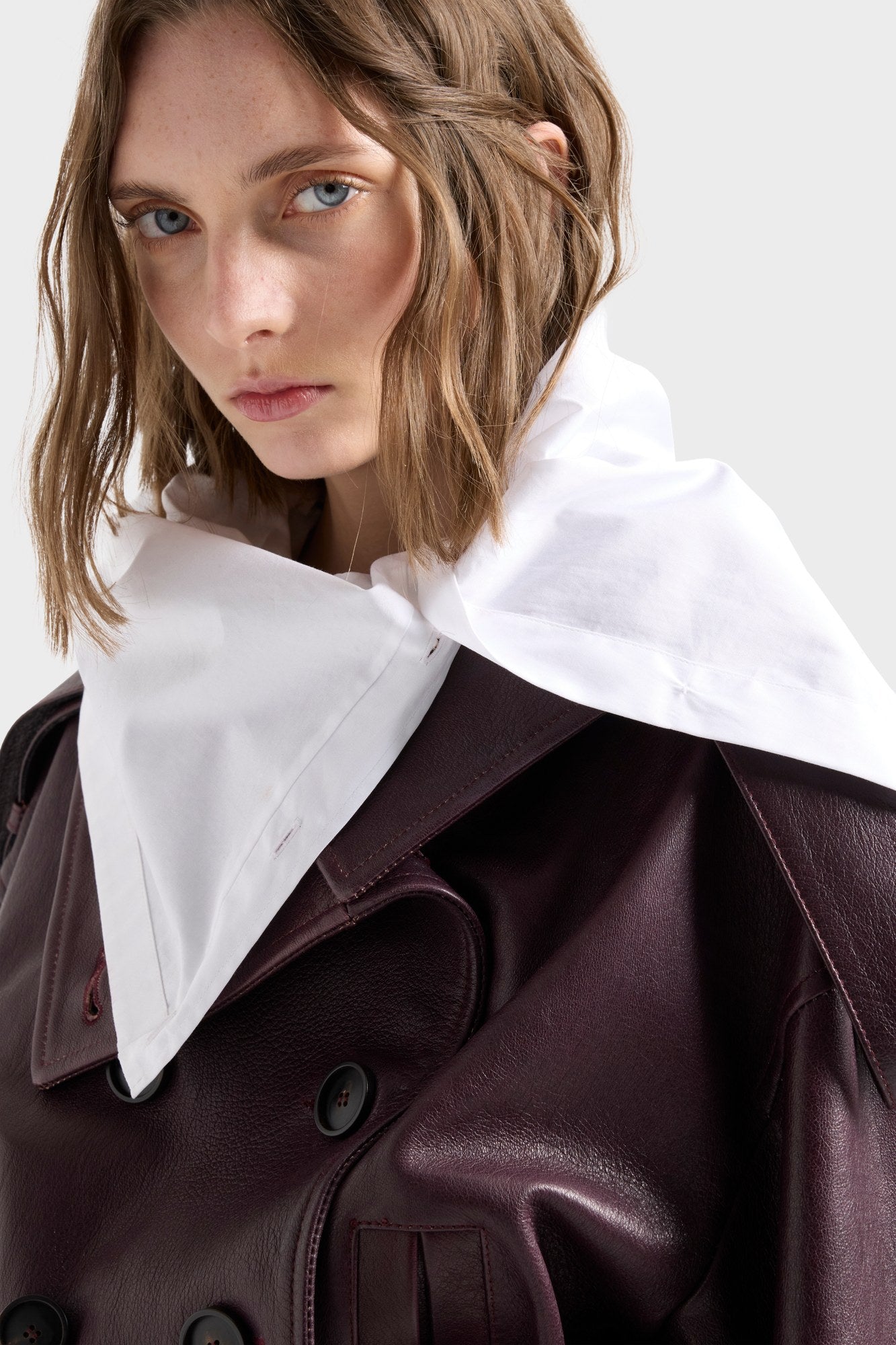 7-for-all-mankind-high-neck-long-sleeve-shirt-damen-bluse-poplin-off-white image 4