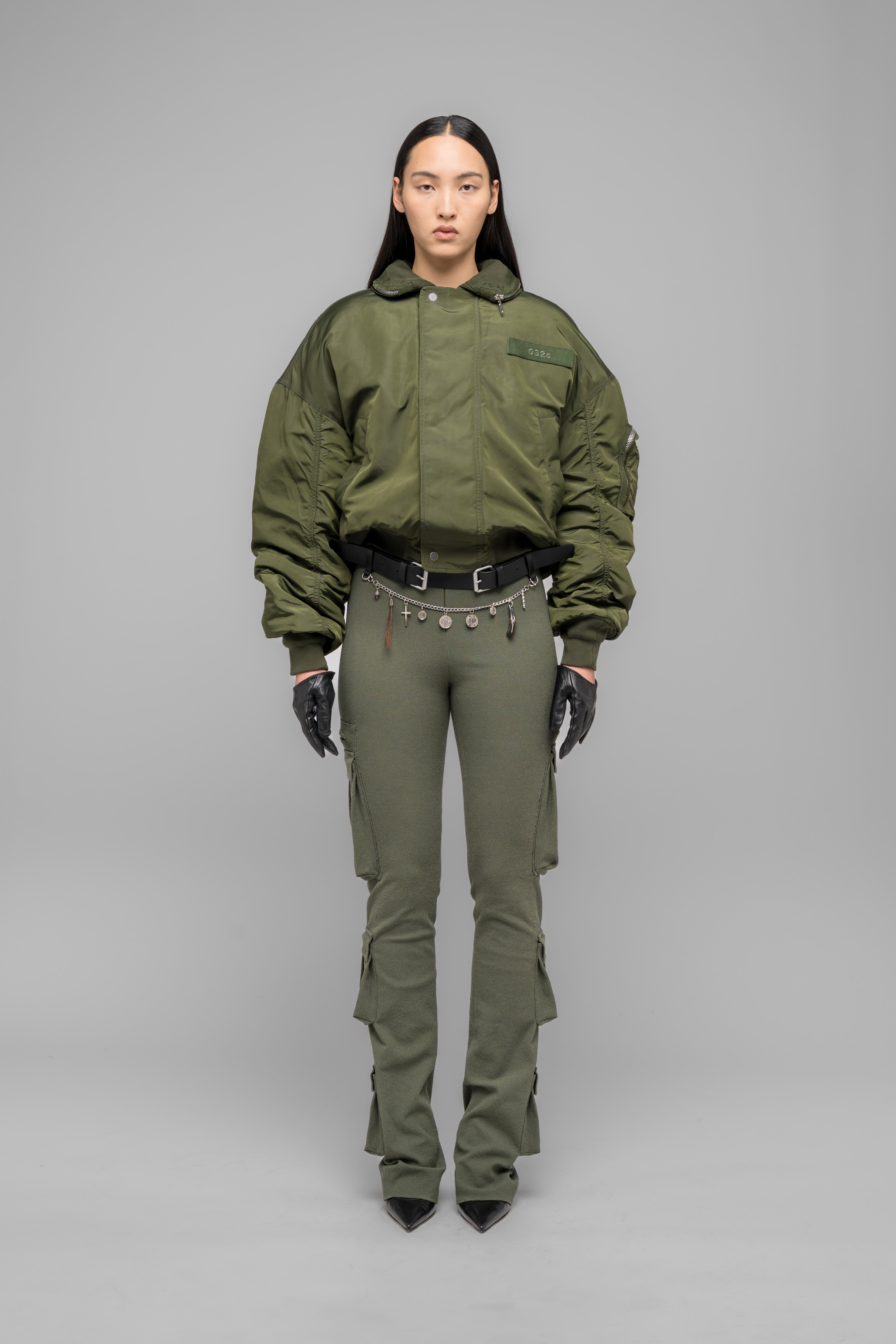 032c-hunting-bomberjacke-two-tone-oxford image 1