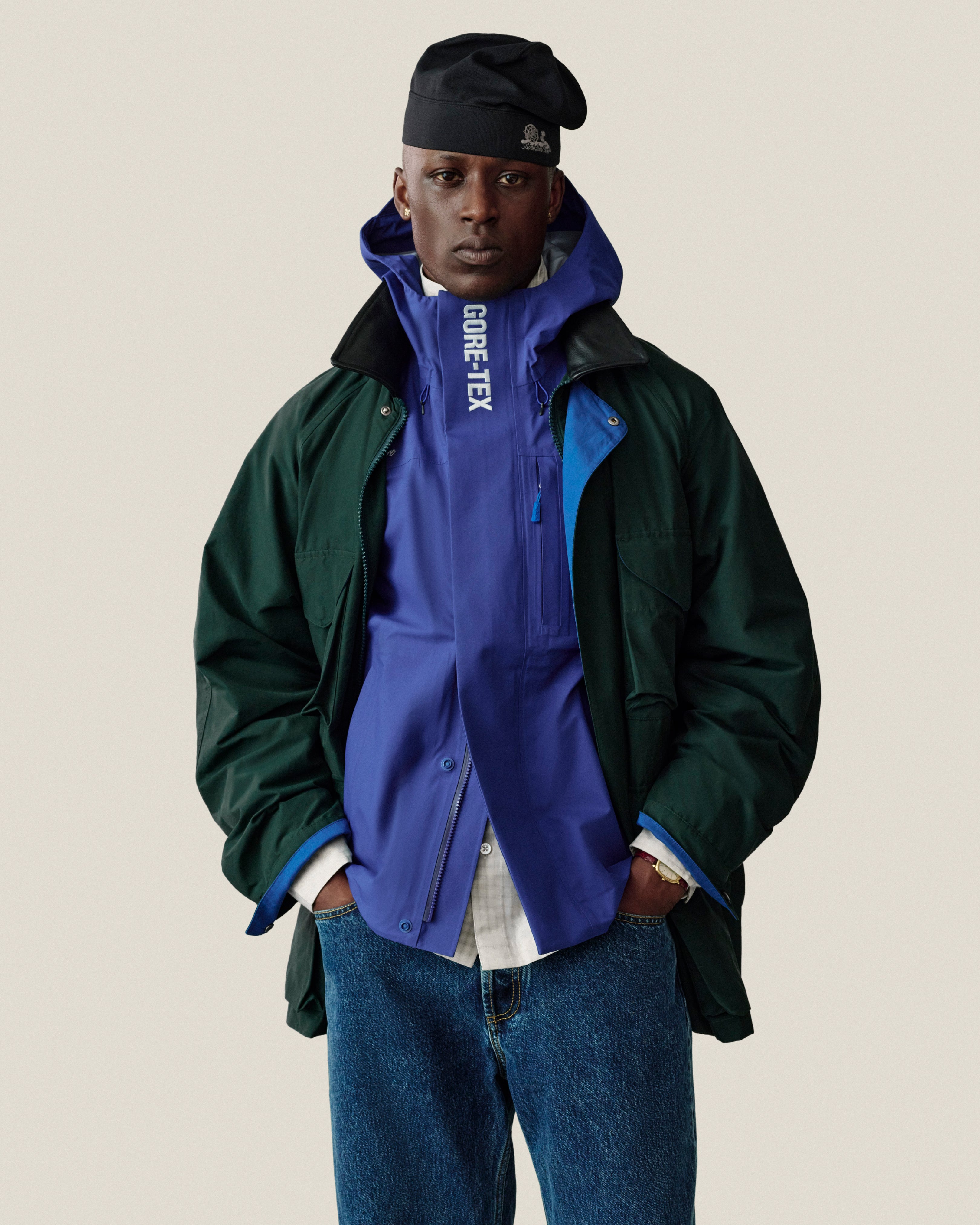 aim-leon-dore-lightweight-barn-jacket-gr-ne-bergangsjacke image 3