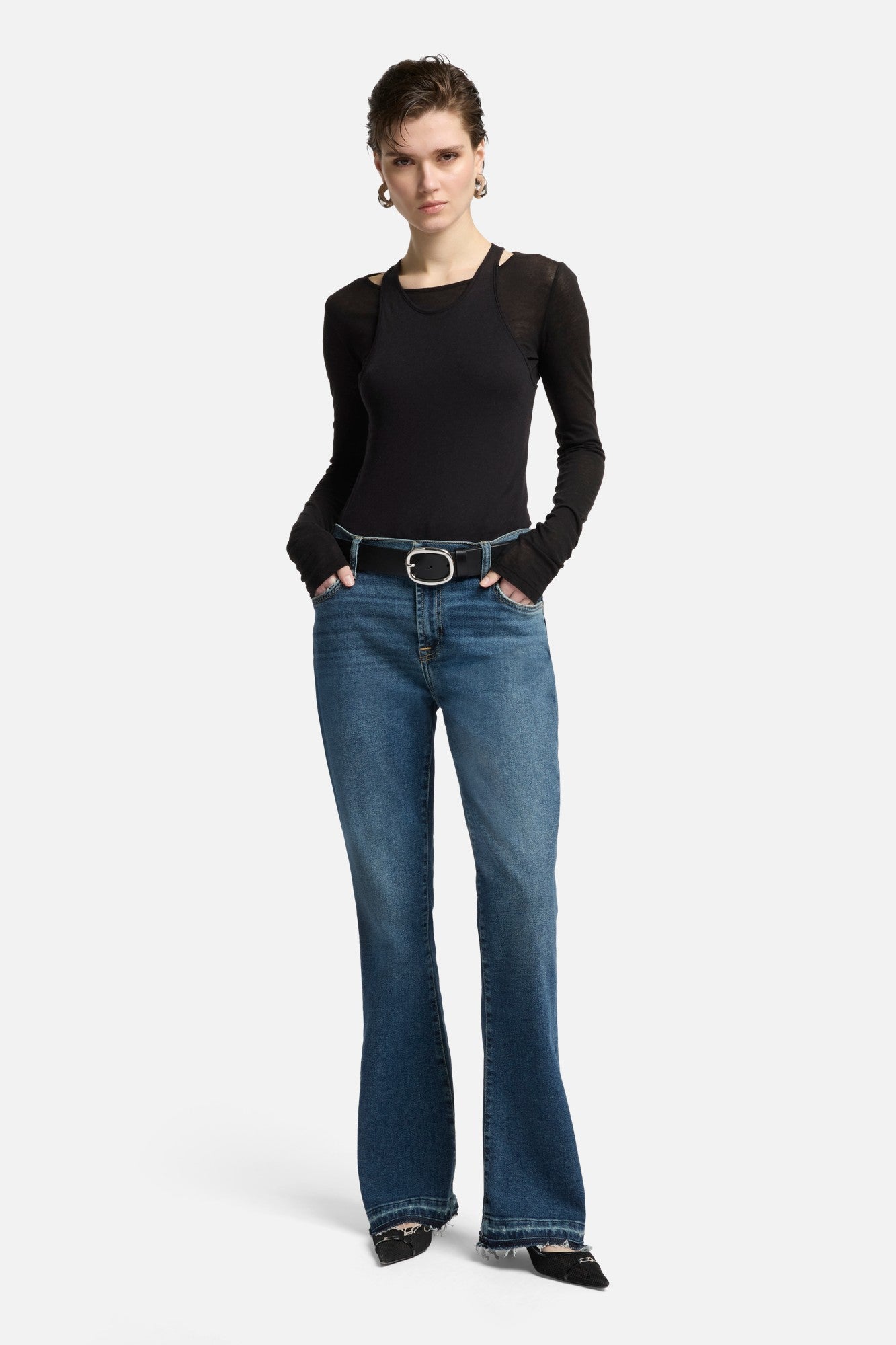 7-for-all-mankind-tailorless-luxe-vintage-bootcut-jeans-bay image 2