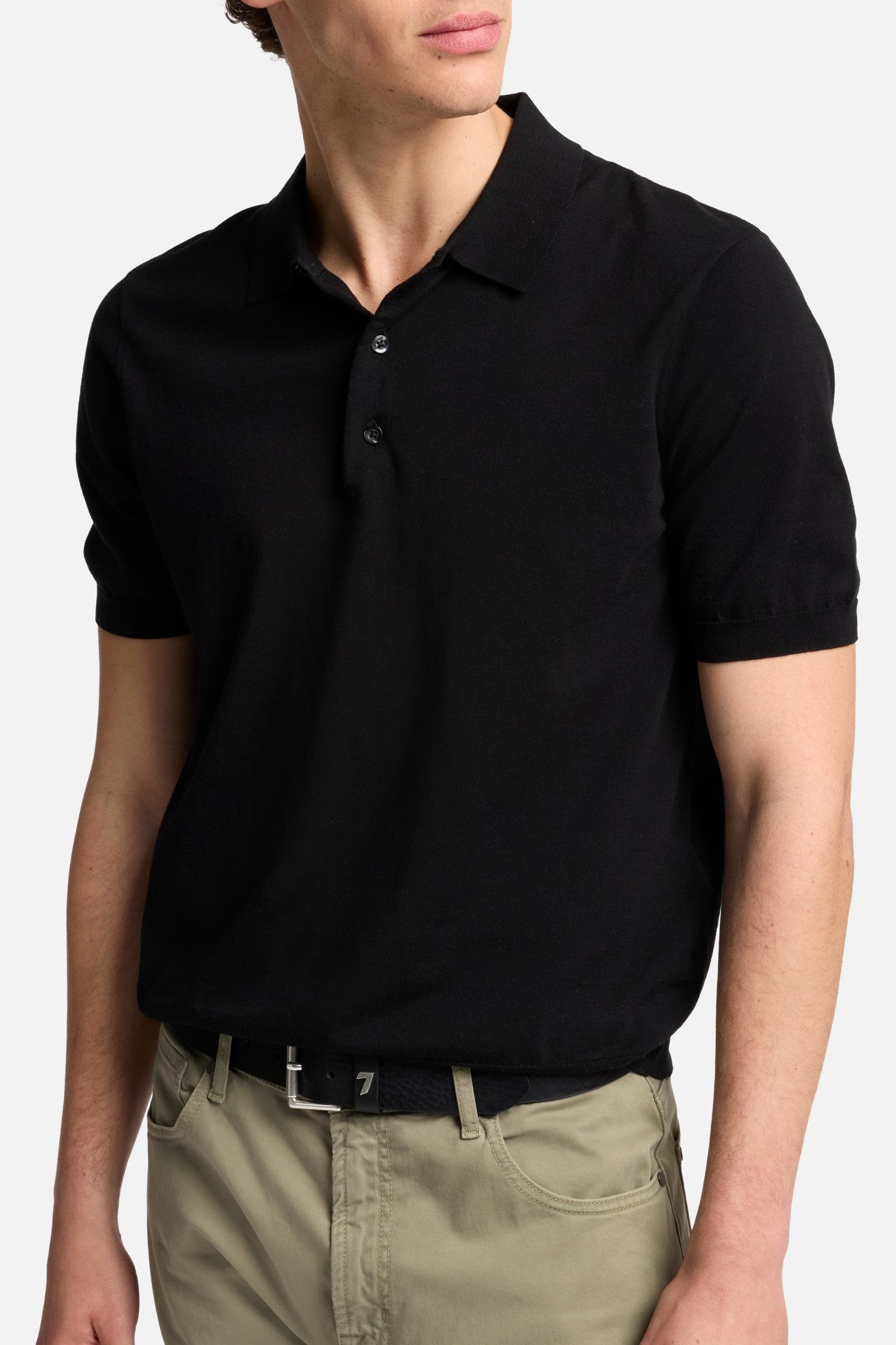 7-for-all-mankind-short-sleeve-polo-sweater-black-herren image 4