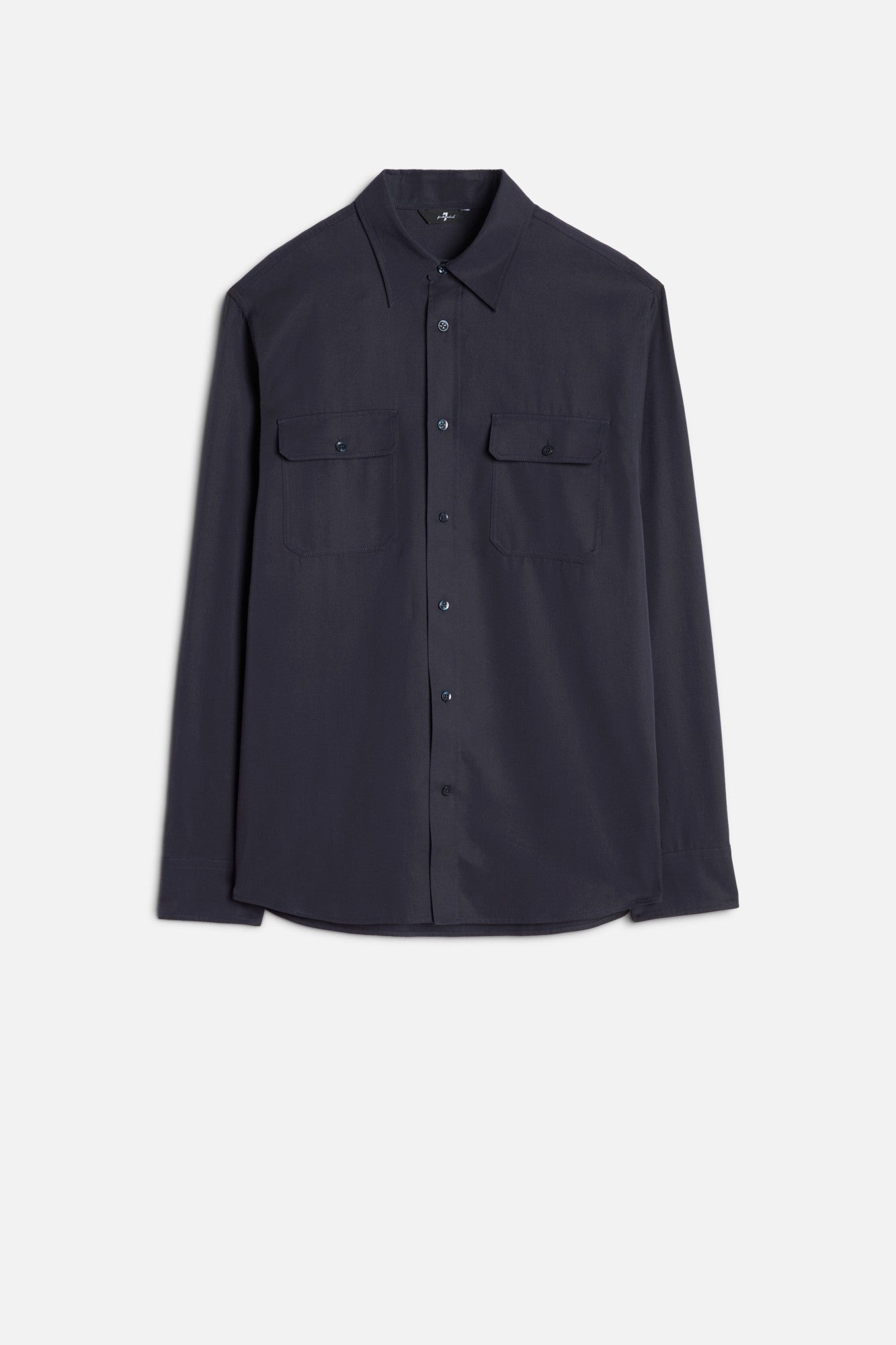 7-for-all-mankind-fluid-military-shirt-navy-herren image 1