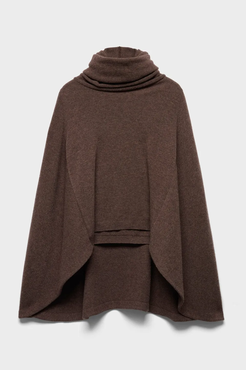 7-for-all-mankind-high-neck-shawl-sweater-wool-bark-damen-pullover image 1