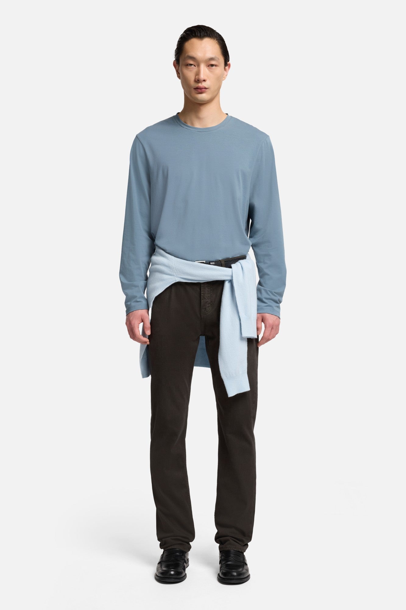 7-for-all-mankind-luxe-performance-langarm-t-shirt-herren-titan image 2