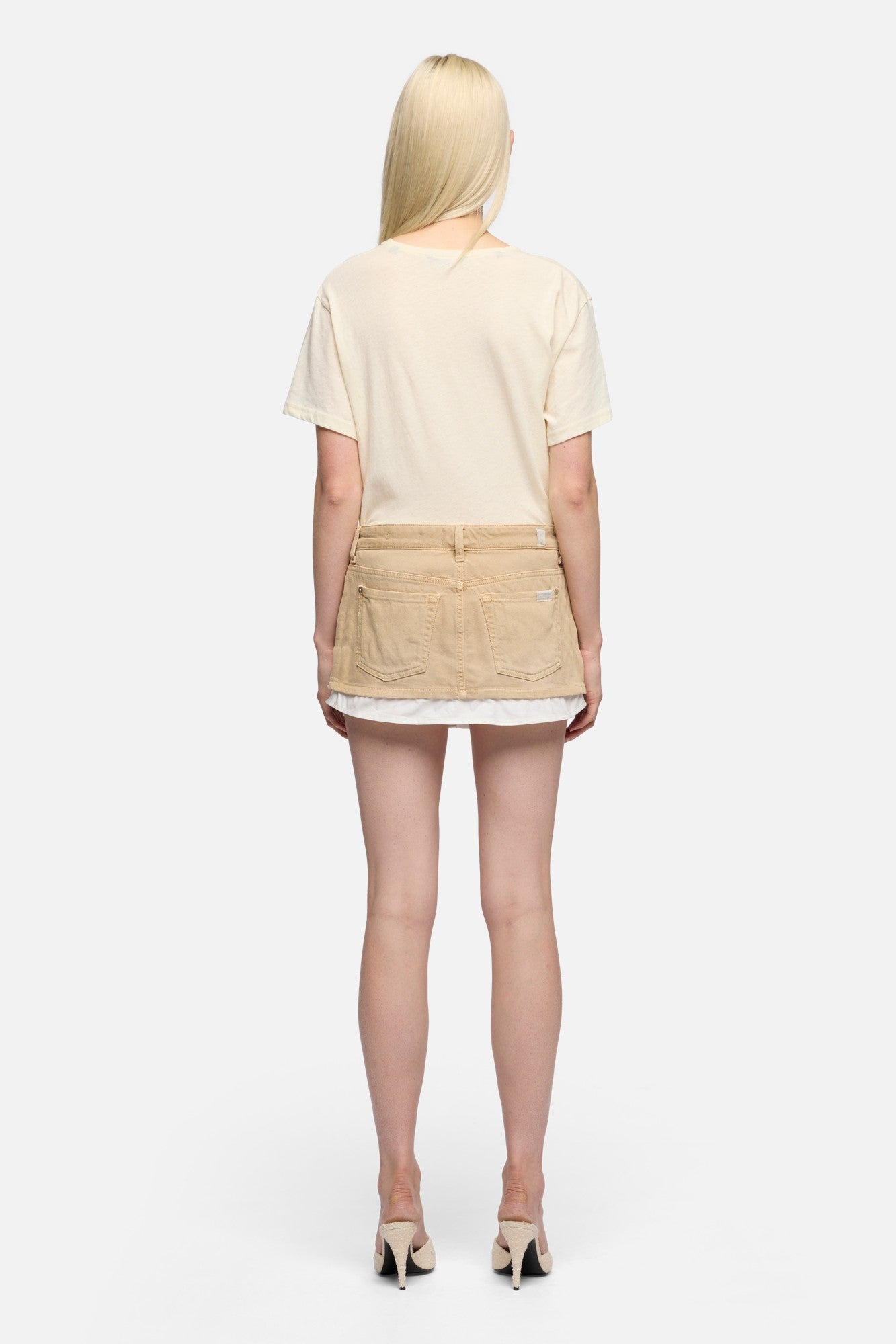 7-for-all-mankind-cherry-mini-denim-minirock-sand-dune image 5