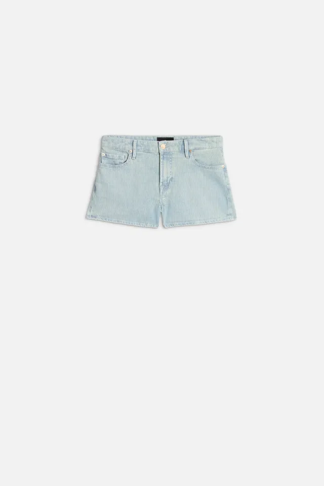 7-for-all-mankind-short-comfort-stripes-damen-denim-shorts-blau image 1