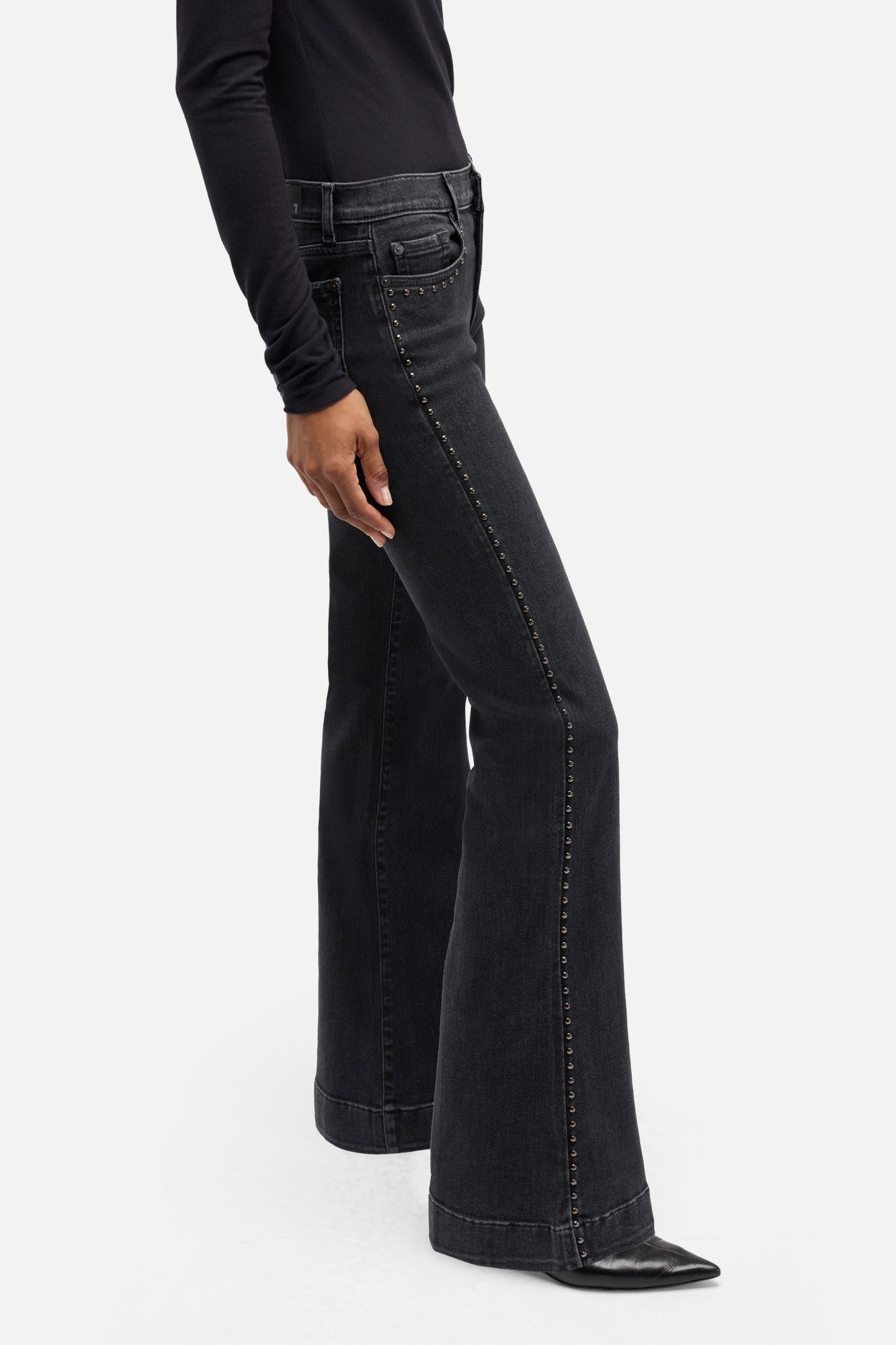 7-for-all-mankind-tailorless-dojo-jeans-slim-illusion-escape-damen-schwarz image 4