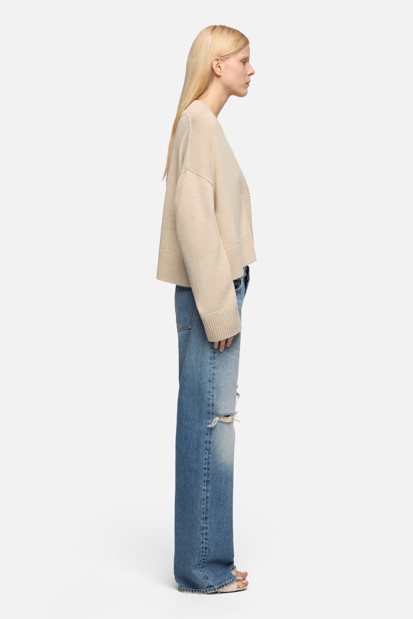 7-for-all-mankind-double-cardigan-damen-strickjacke-in-wool-blend-moonbeam image 6