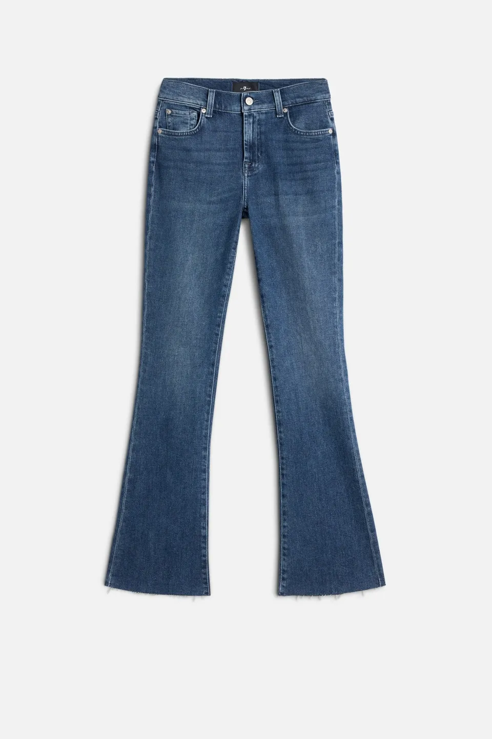 7-for-all-mankind-tailorless-bootcut-denim-flux-jeans-damen image 1