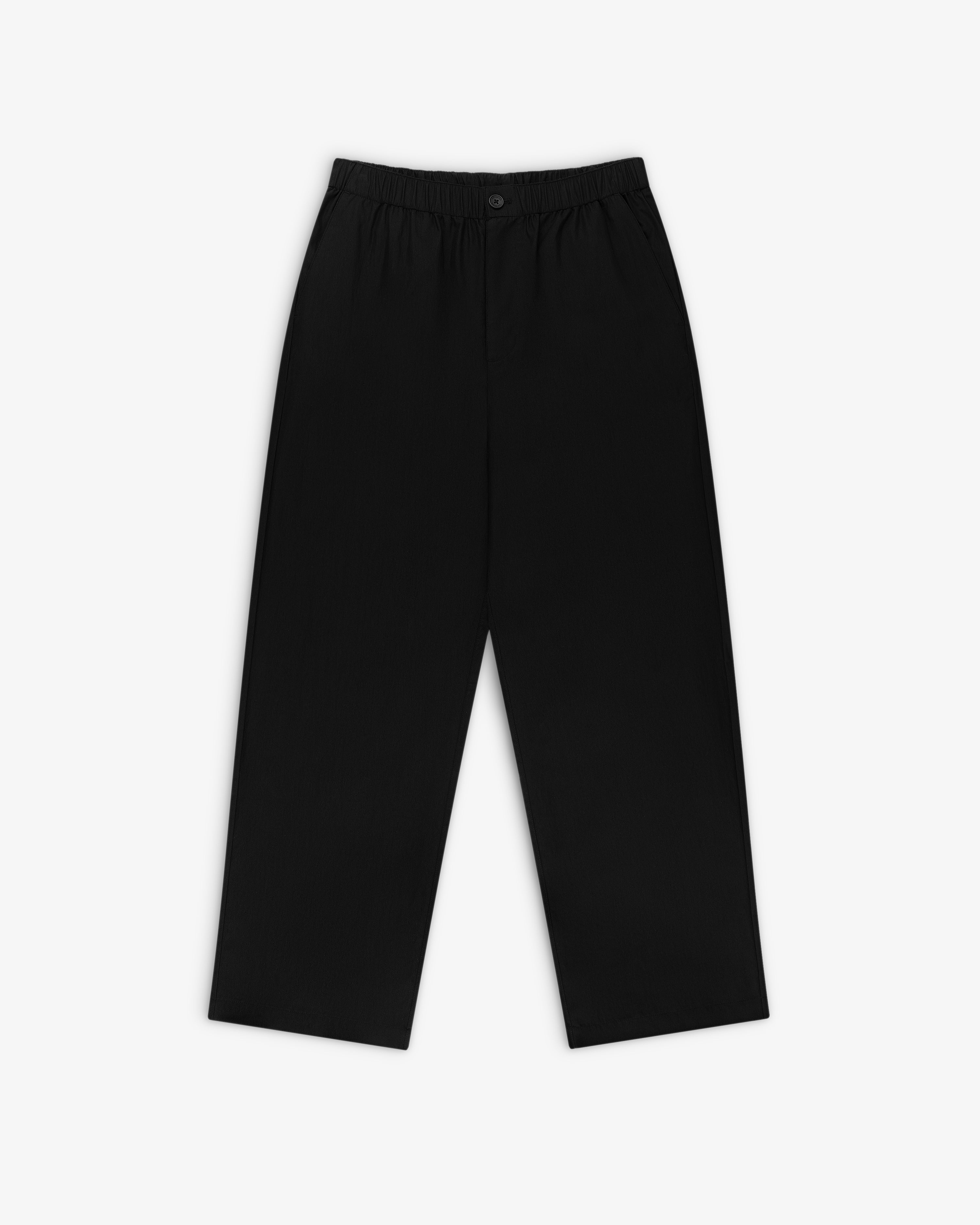 aim-leon-dore-relaxed-cotton-trouser-schwarz image 2