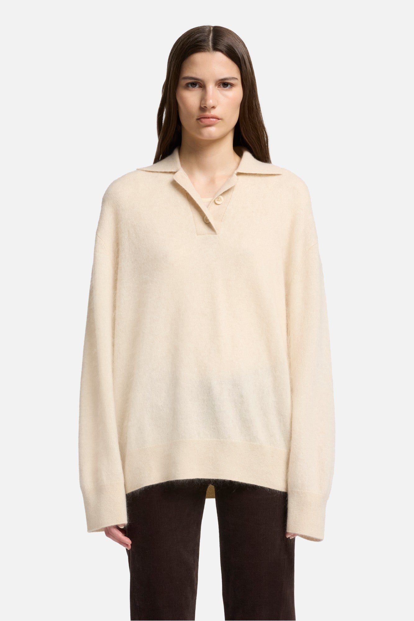 7-for-all-mankind-cashmere-blend-fuzzy-polo-sweater-ice-white image 3