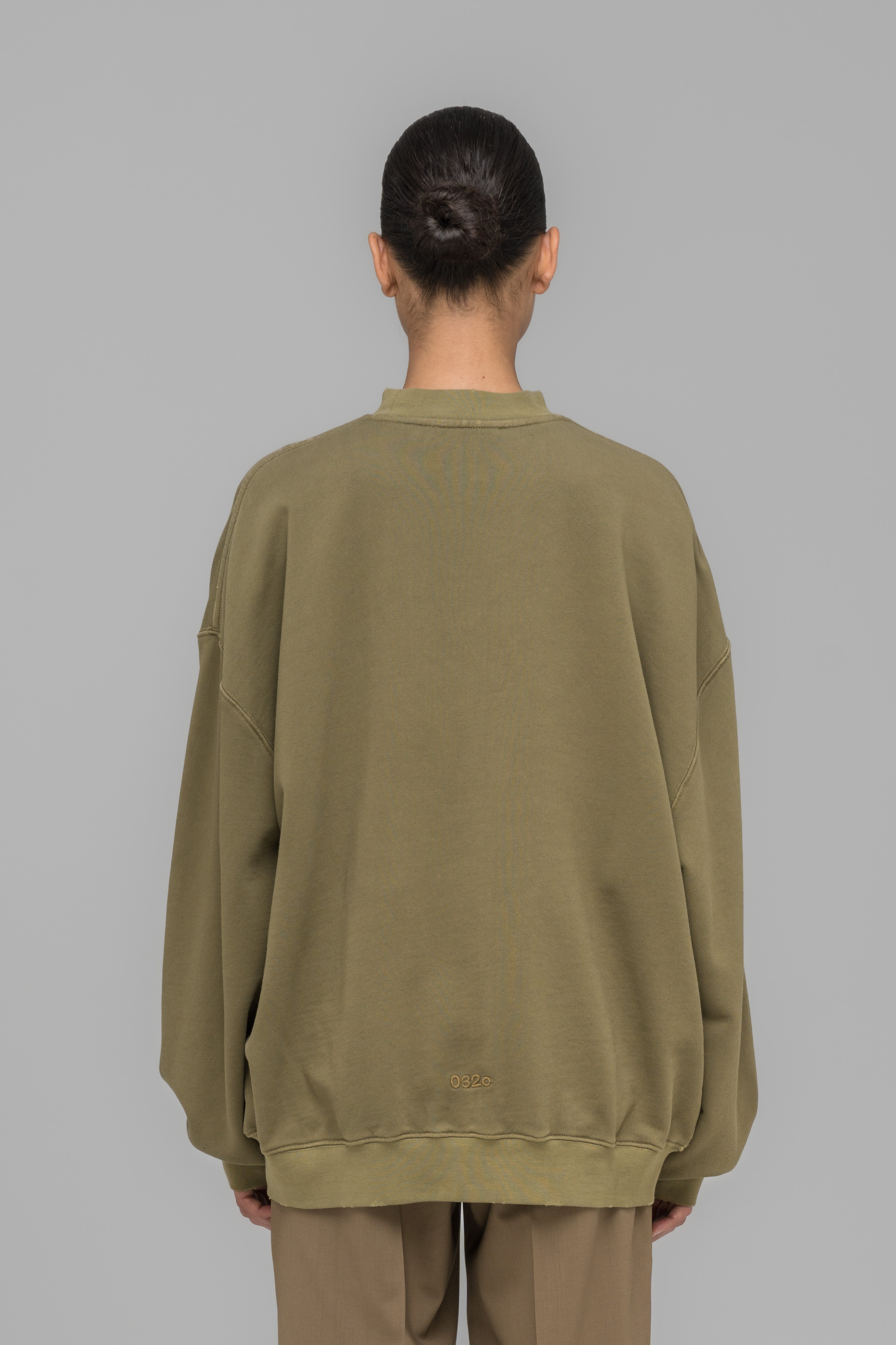 032c-no-fun-oversized-crewneck-gr-n image 4