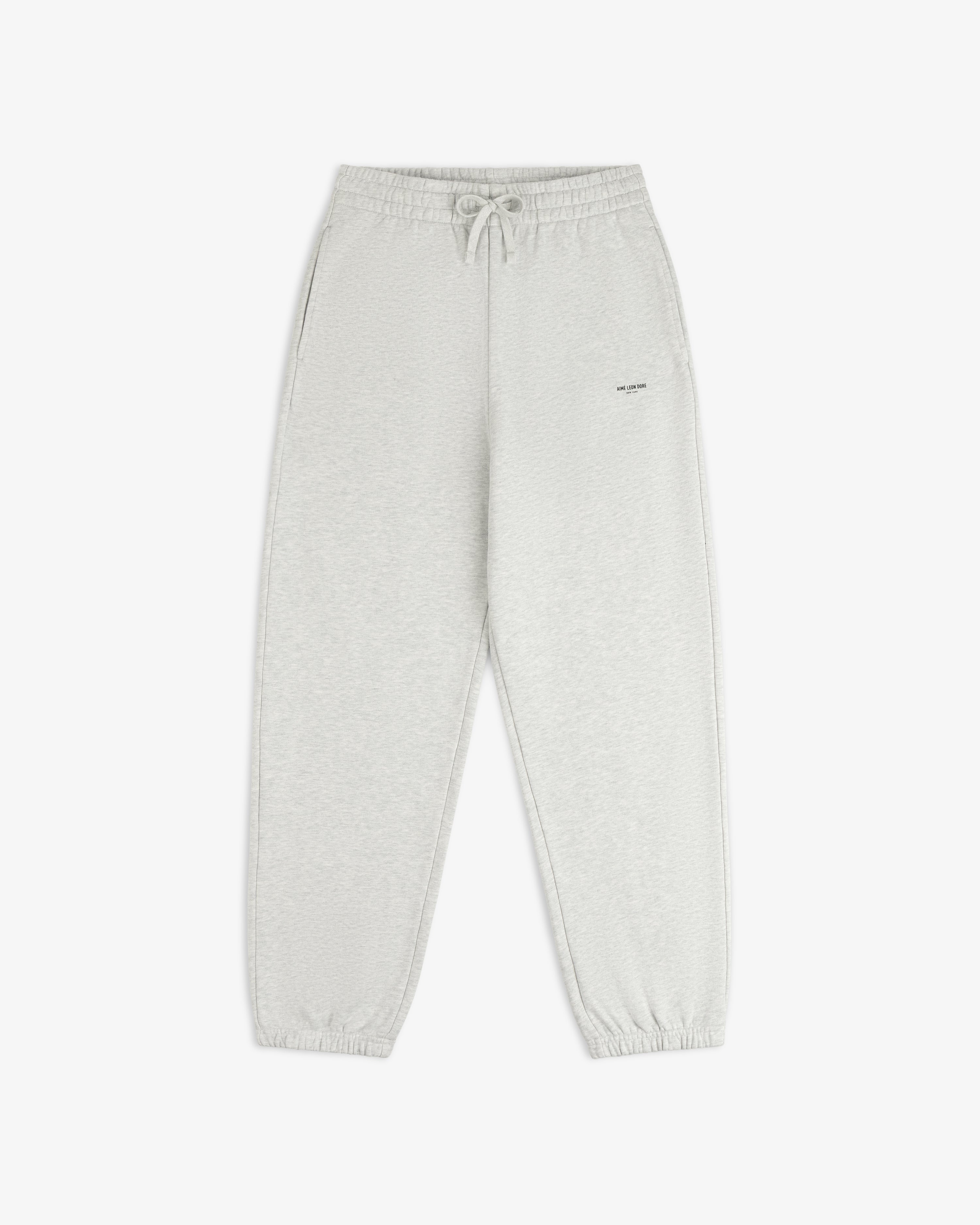 aim-leon-dore-micro-logo-sweatpants-grey-jogginghose image 2