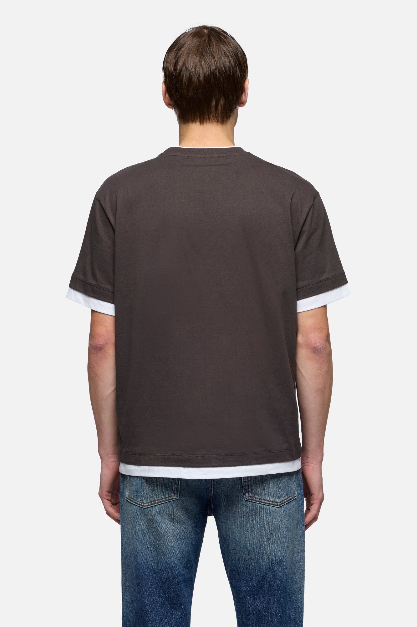 7-for-all-mankind-double-layer-tee-espresso-t-shirt-herren image 5