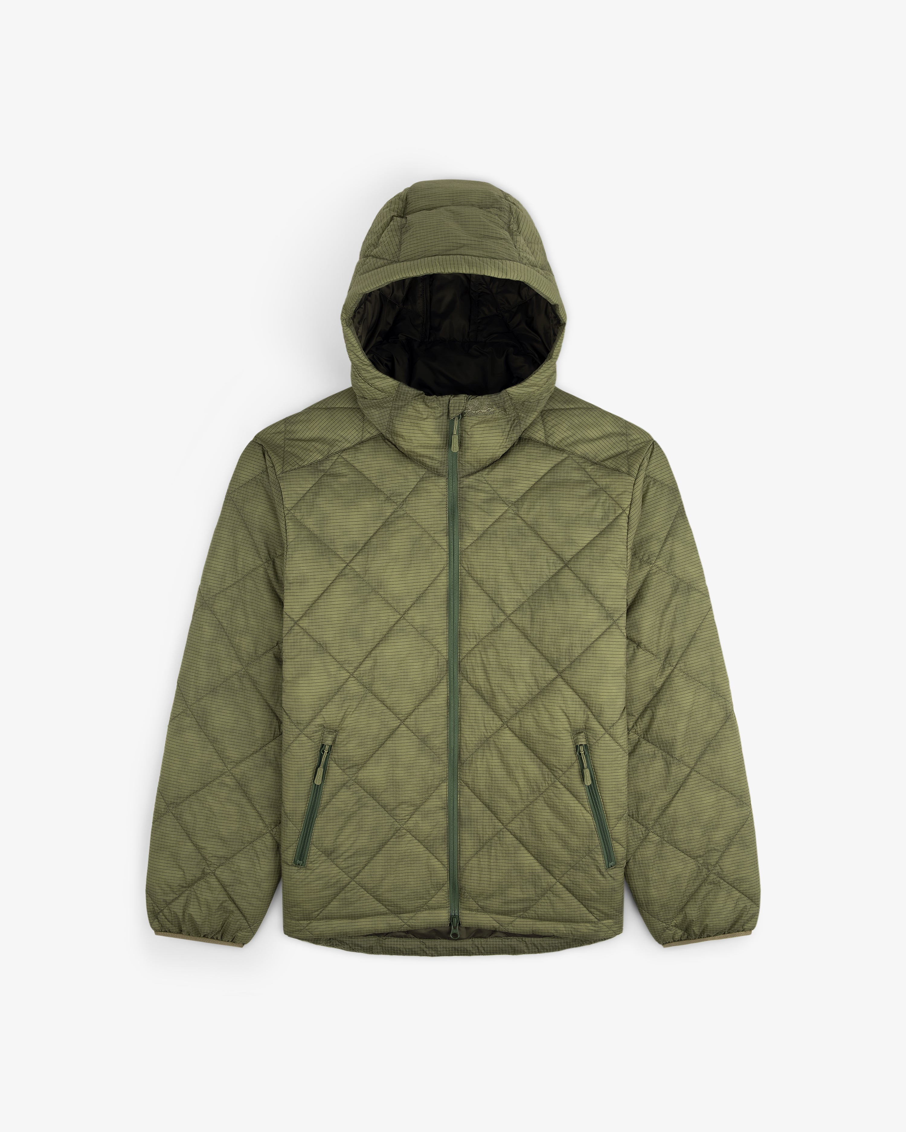 aim-leon-dore-nylon-quilted-unisphere-jacket-olive-steppjacke image 2