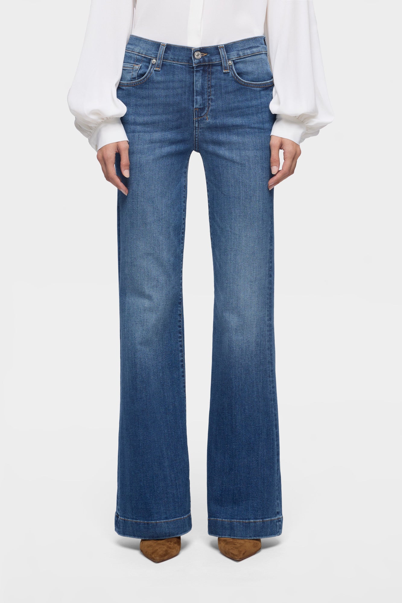 7-for-all-mankind-tailorless-dojo-flare-jeans-denim-rosie-damen image 3