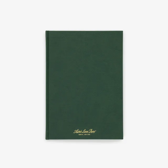 aim-leon-dore-hardcover-sketchbook-a5-notizbuch-gr-n image 1