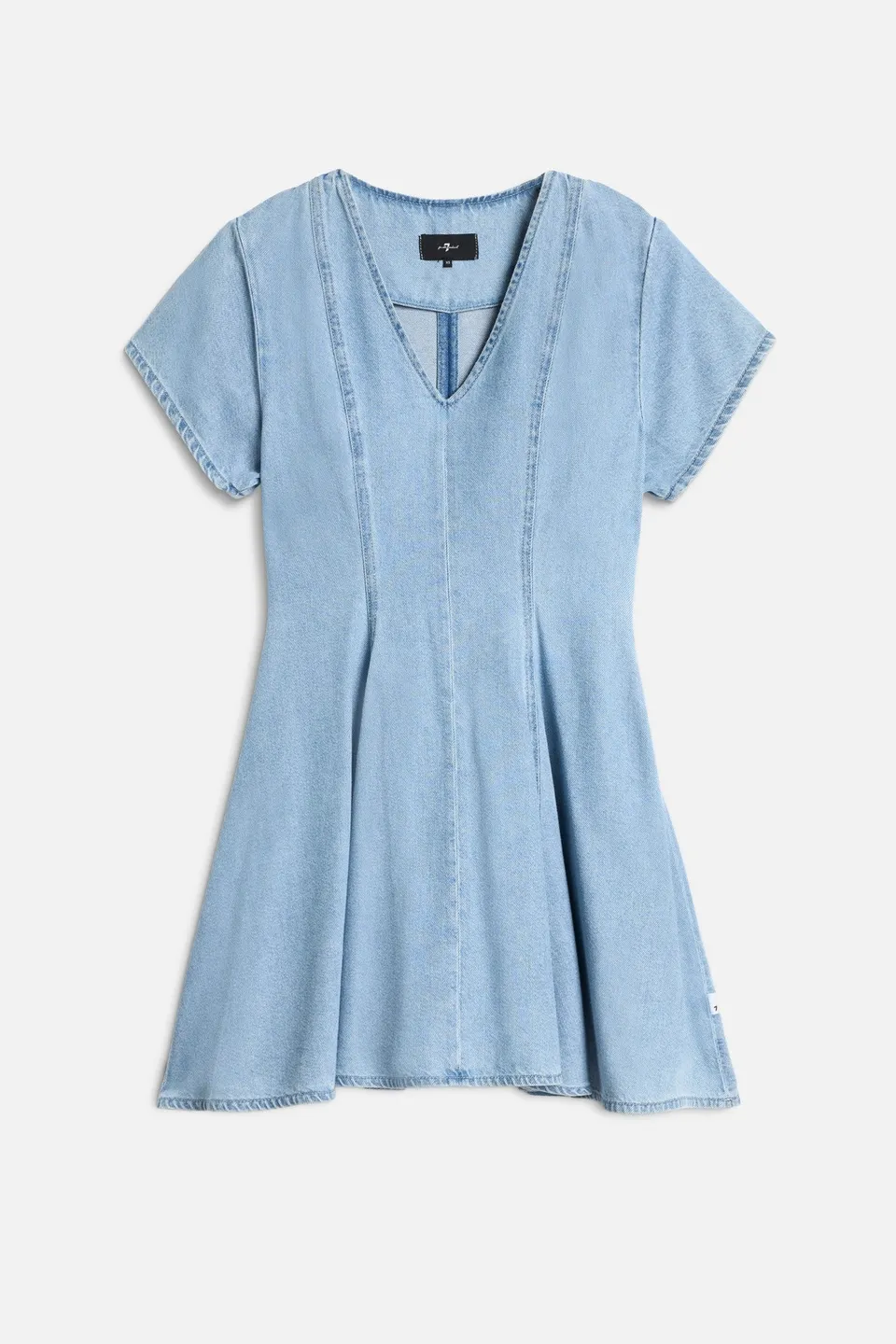 7-for-all-mankind-flared-dress-hana-damen-jeans-kleid image 1