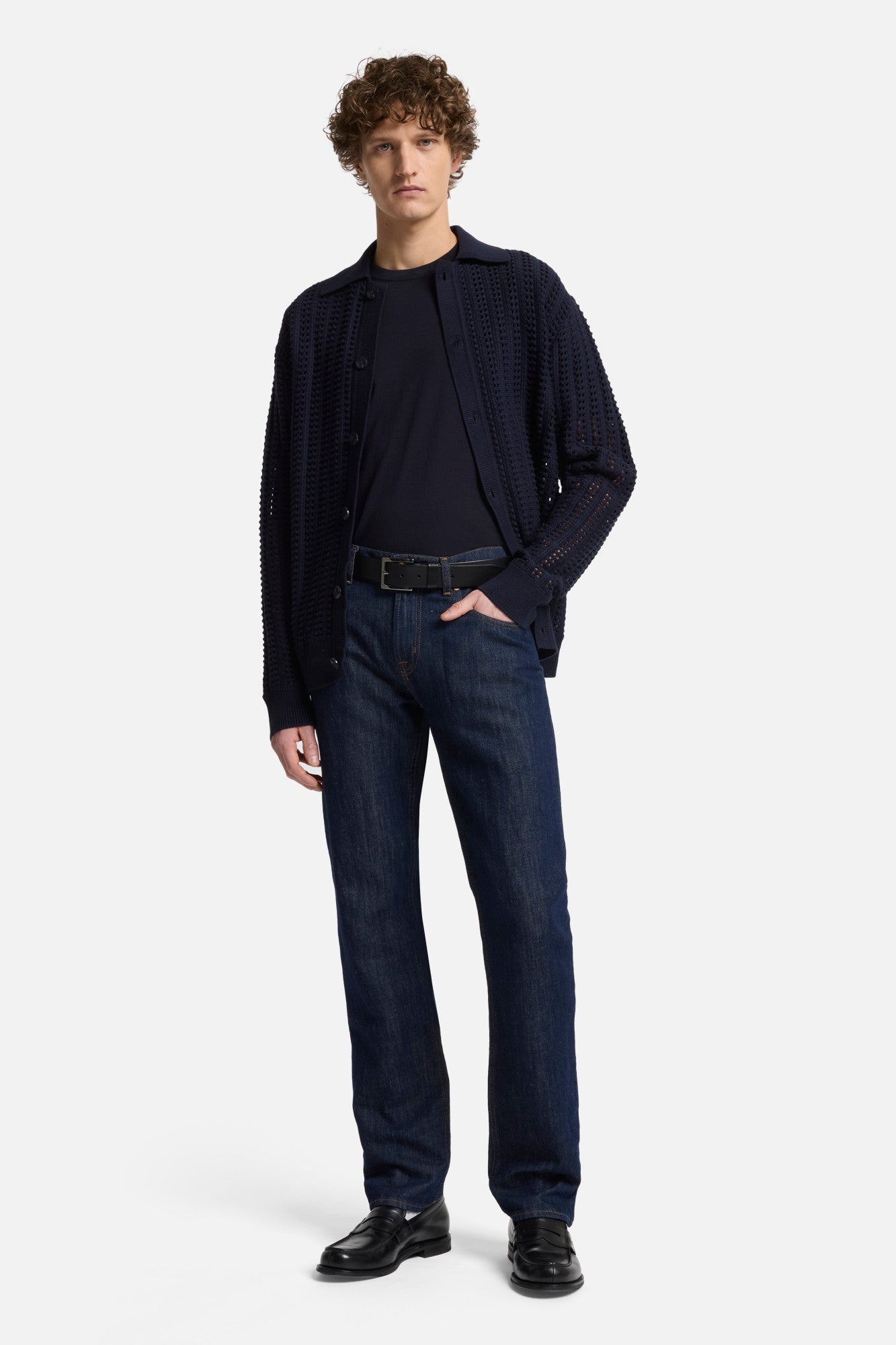 7-for-all-mankind-crochet-knit-polo-navy-herren-polo image 2