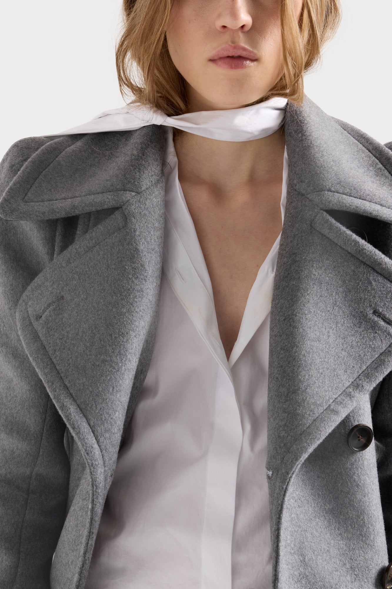 7-for-all-mankind-long-sleeve-bow-shirt-bluse-poplin-off-white-damen image 4