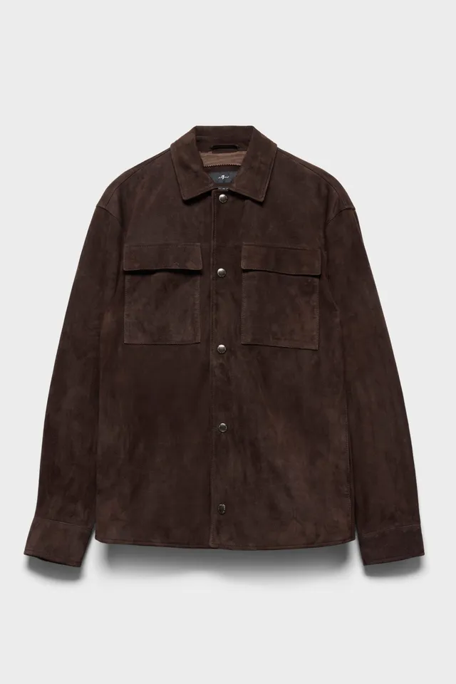 7-for-all-mankind-overshirt-suede-espresso-herren-wildleder-hemdjacke image 1