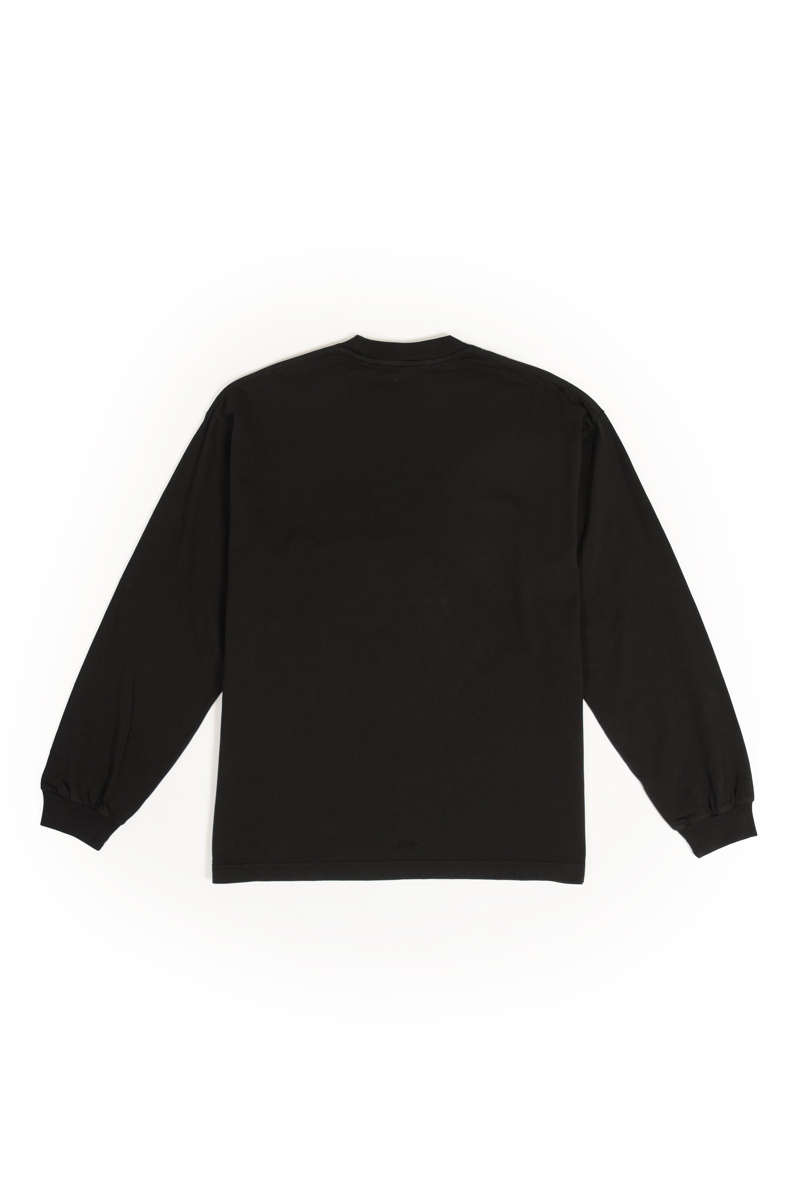 032c-longsleeve-with-print-hardcore-since-2001-black-washed image 2