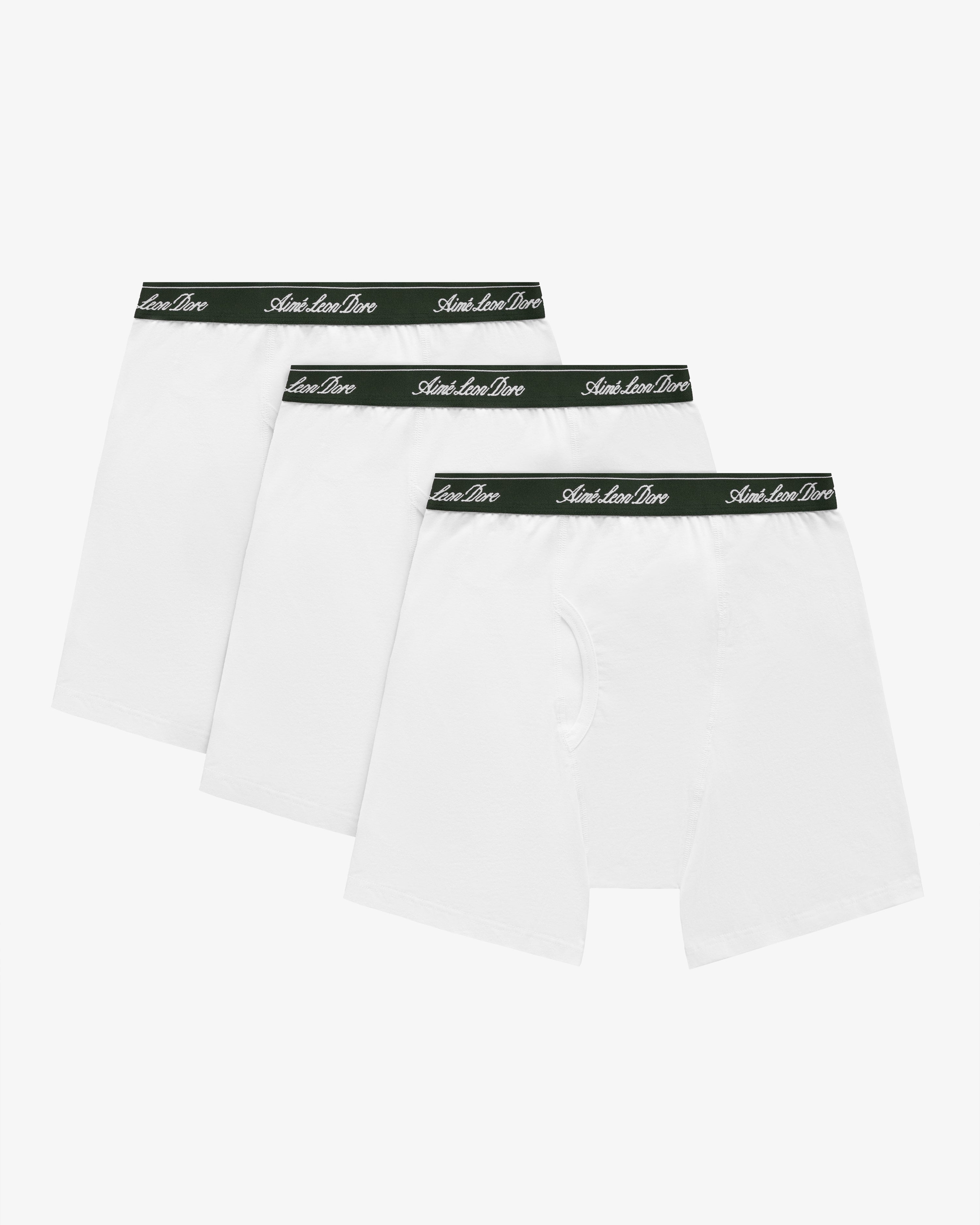 aim-leon-dore-boxer-brief-3-pack-wei-e-baumwoll-boxershorts image 2