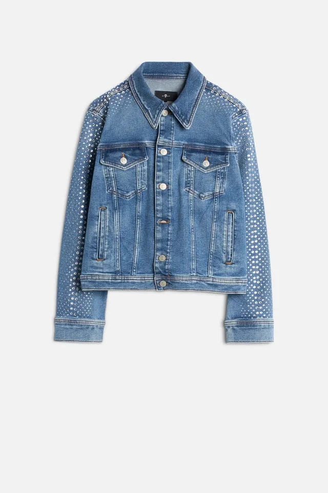 7-for-all-mankind-luxe-vintage-adi-trucker-jacke-damen-love-soul-kristall image 1