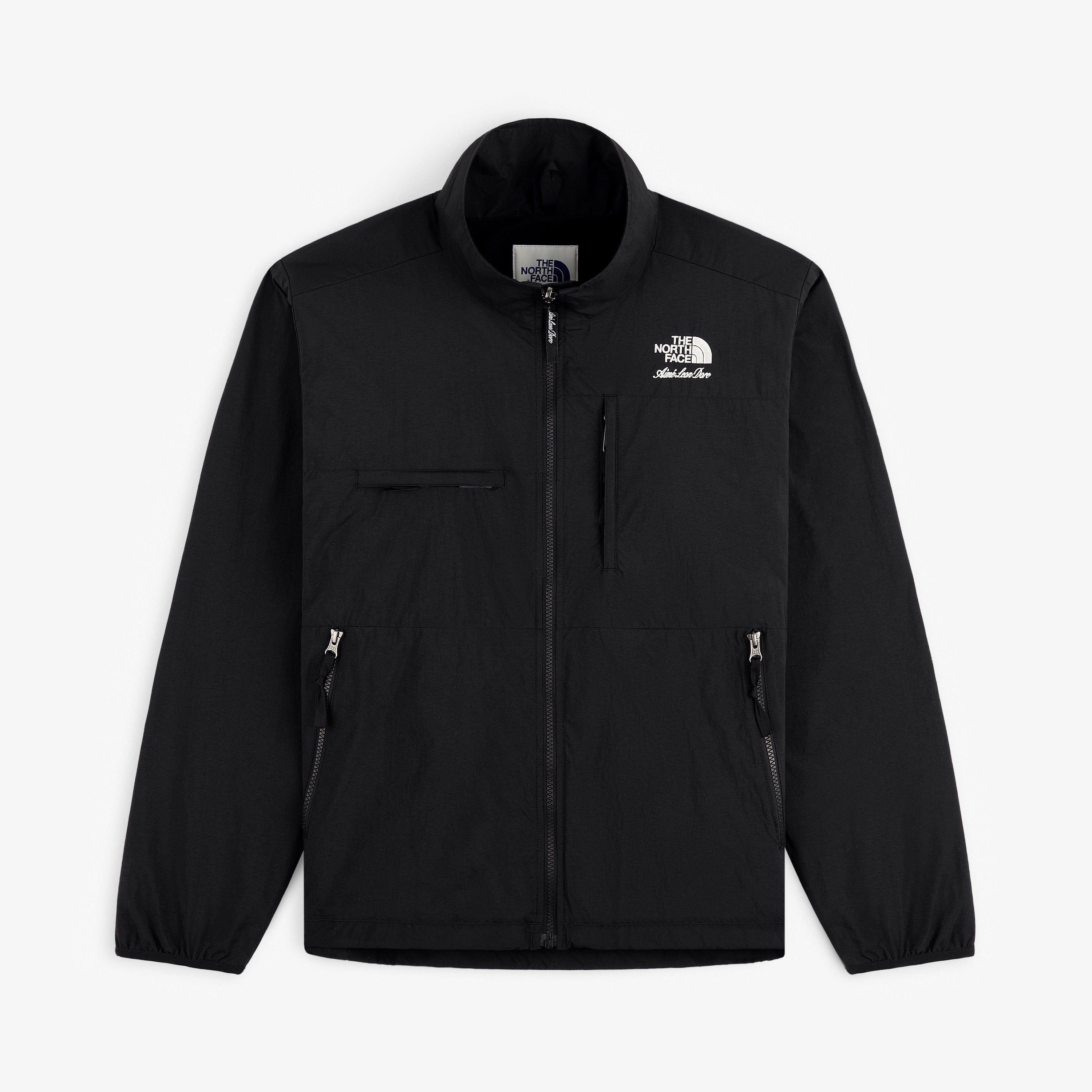 aim-leon-dore-x-the-north-face-nylon-denali-jacke-schwarz image 1