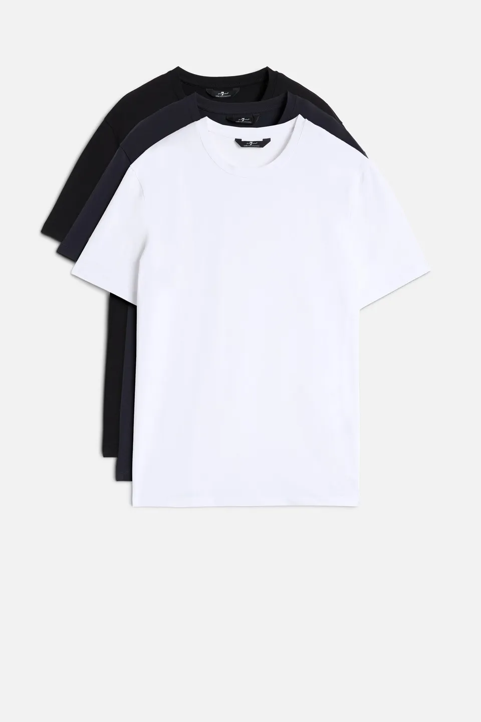 7-for-all-mankind-luxe-performance-tees-3er-pack-multicolor-herren image 1