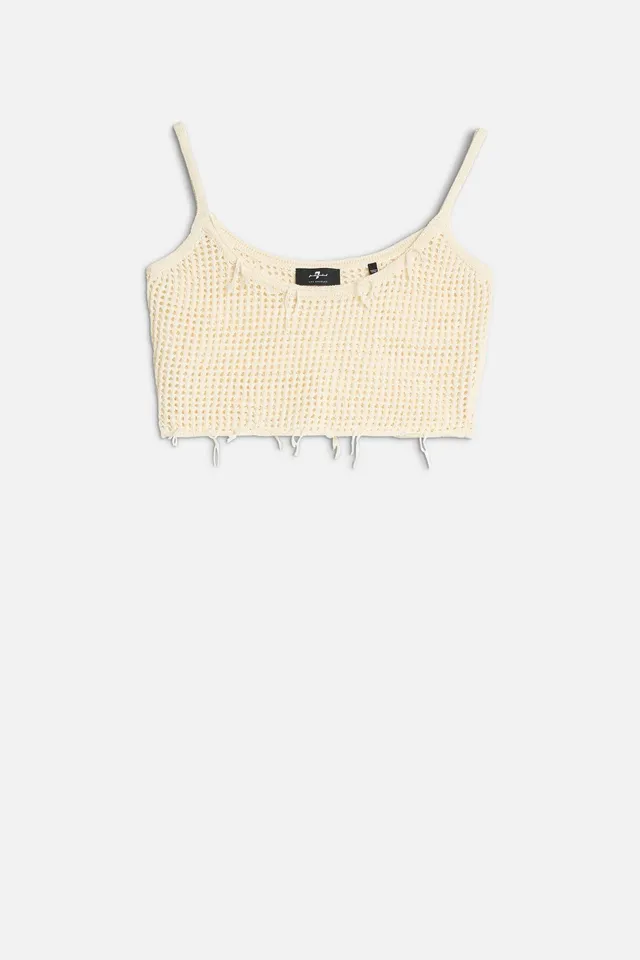 7-for-all-mankind-cropped-open-knit-tank-top-ecru image 1