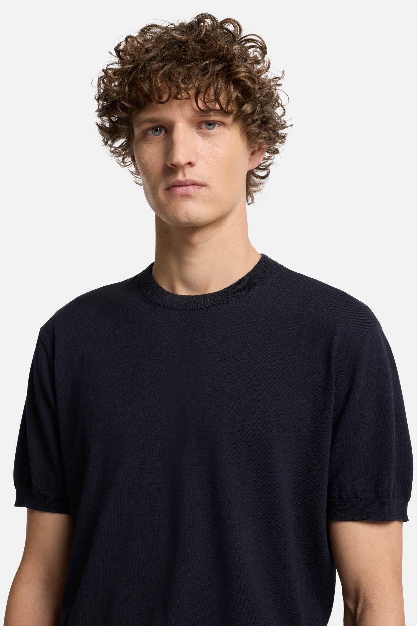 7-for-all-mankind-classic-cotton-kurzarm-pullover-navy image 4