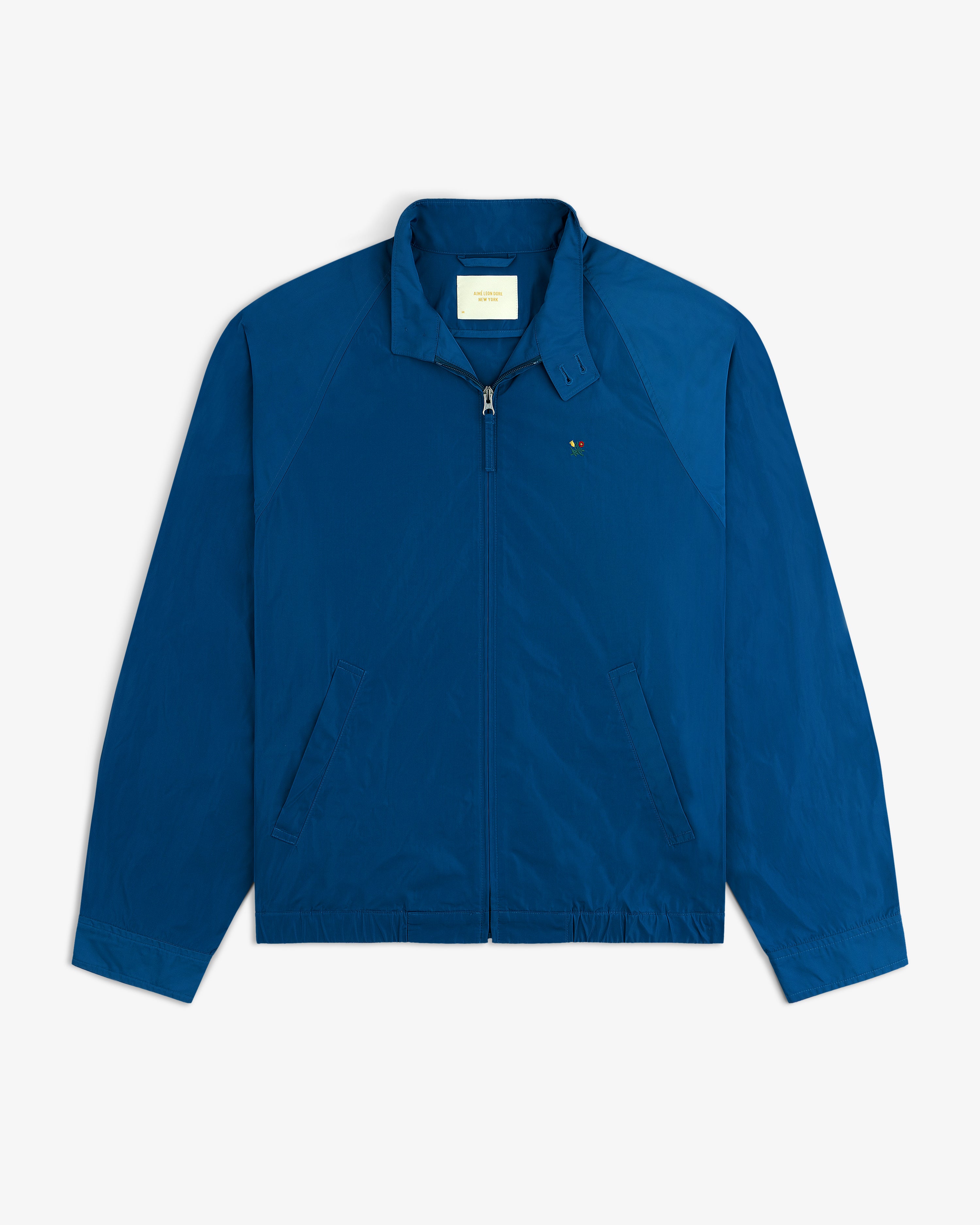 aim-leon-dore-crest-nylon-windbreaker-jacke-blau image 2