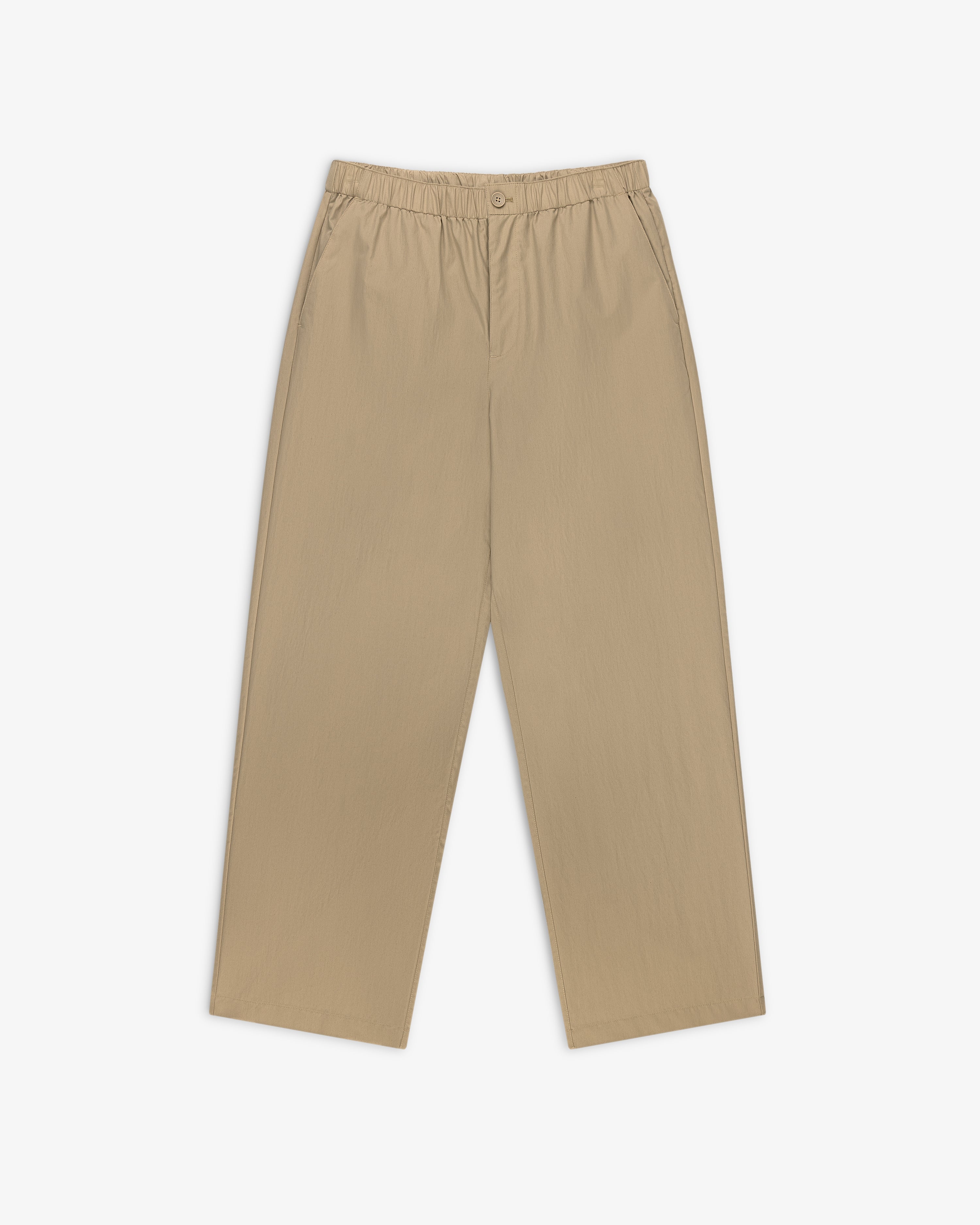 aim-leon-dore-relaxed-cotton-trouser-stoffhose-tan-straight-fit image 2