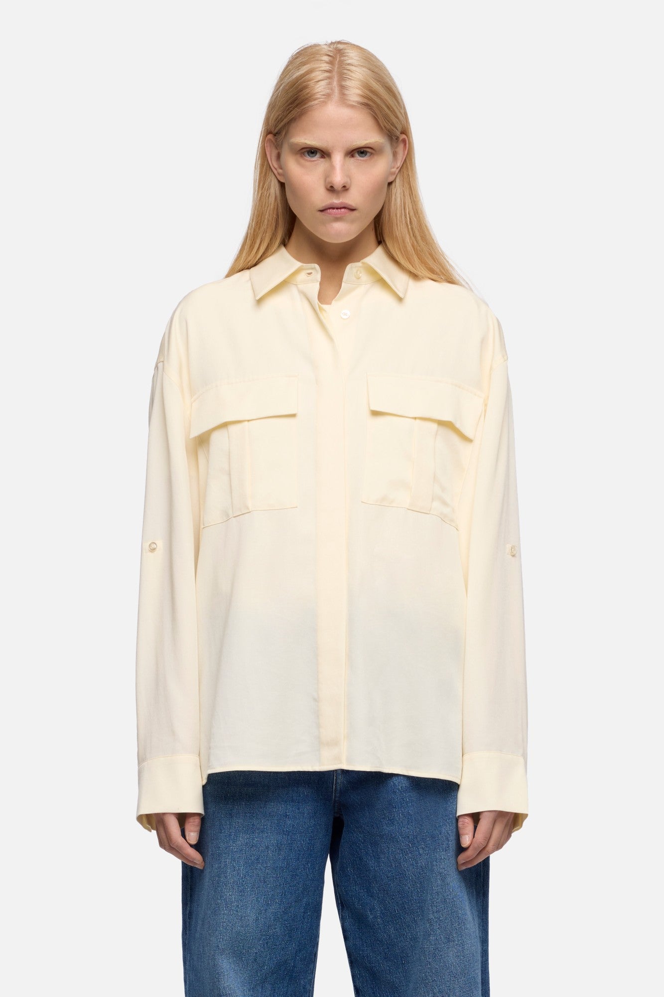 7-for-all-mankind-lyocell-utility-shirt-in-ivory-bluse image 3