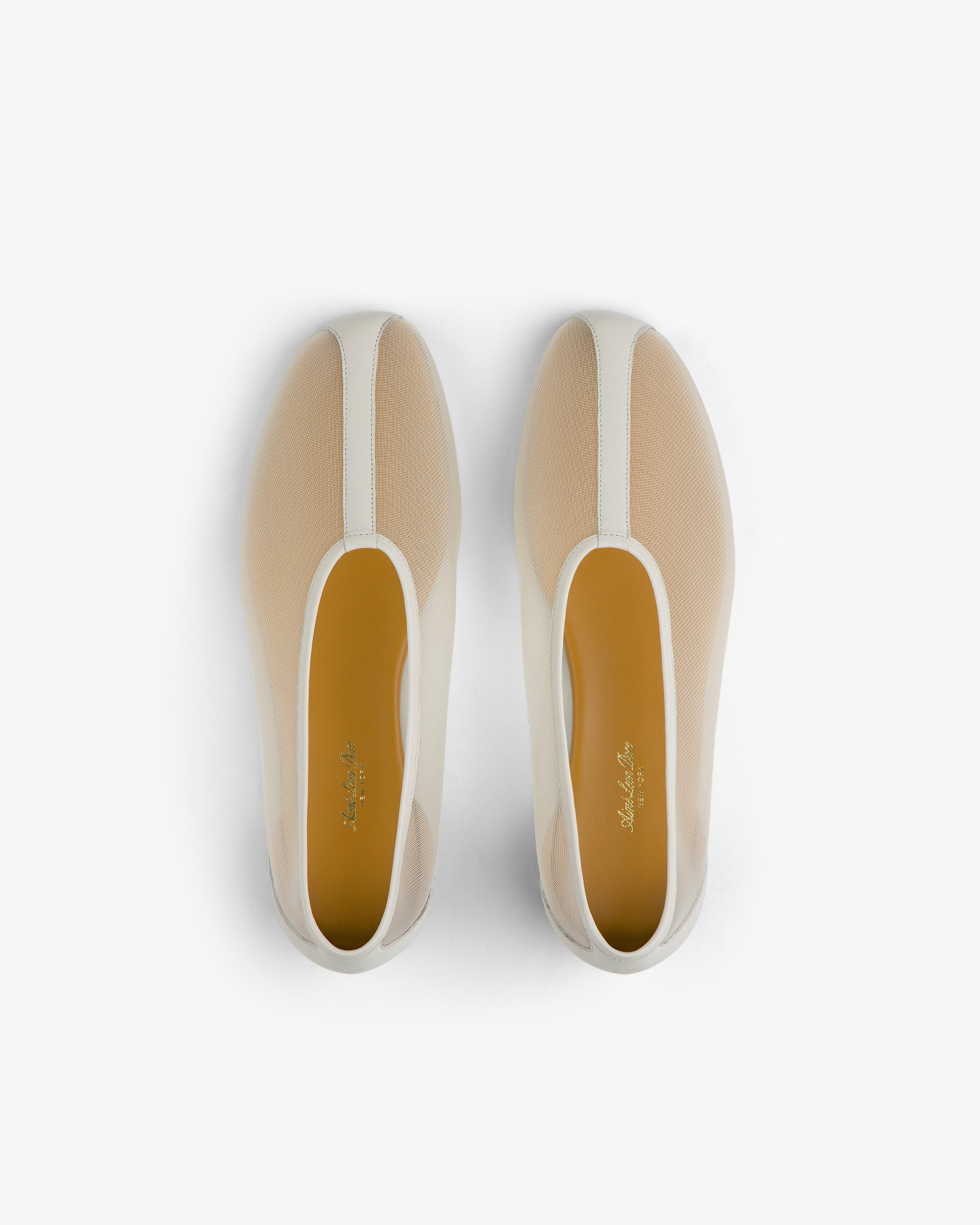 aim-leon-dore-mesh-ballet-flat-cream-damen image 5