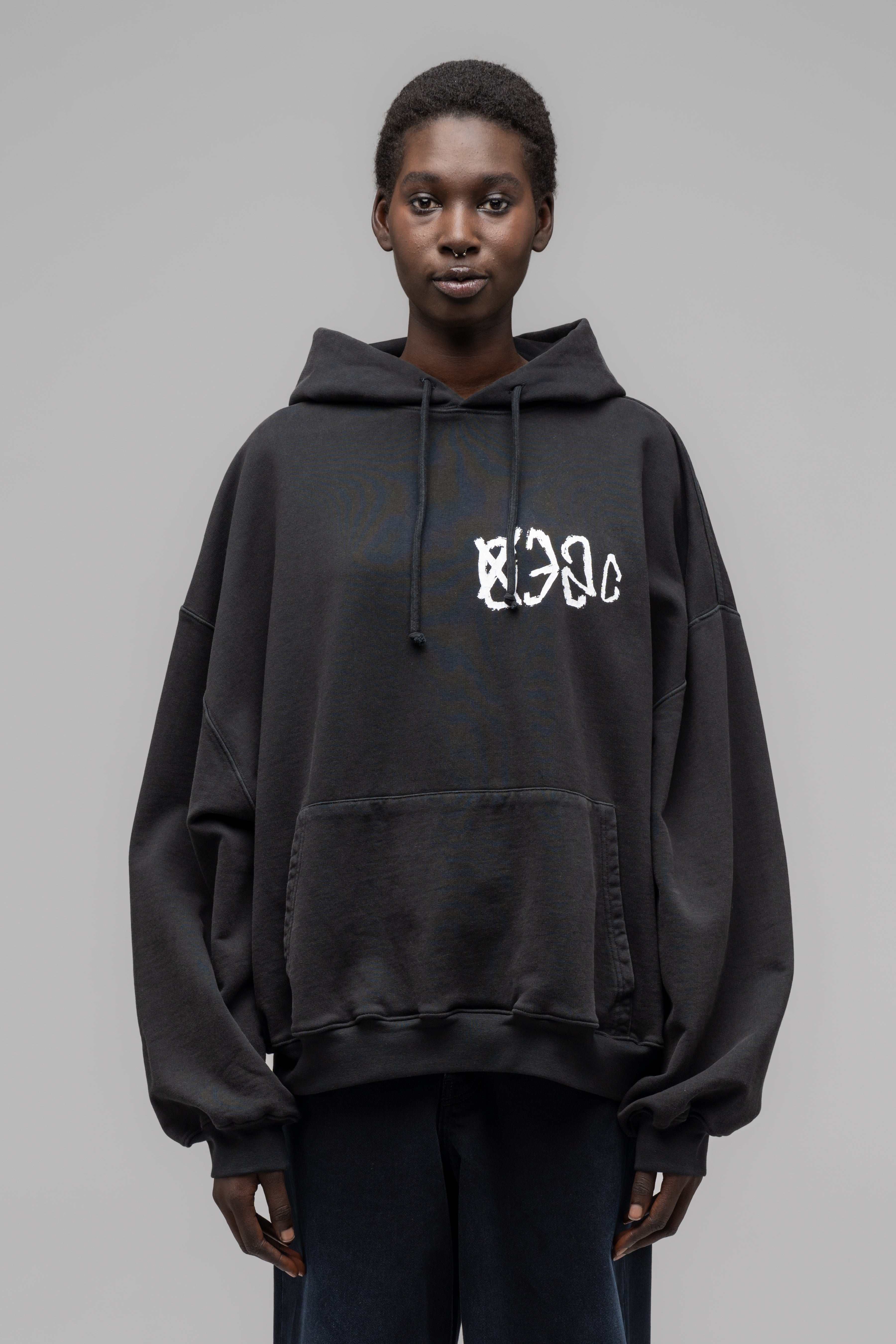 032c-hoodie-with-print-sos-oversized-faded-black-unisex image 6