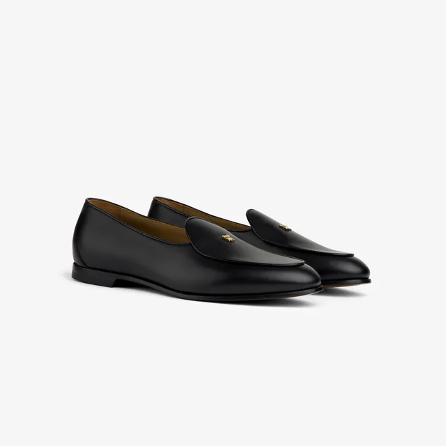 aim-leon-dore-crest-sal-ni-loafer-schwarz-glattleder image 1