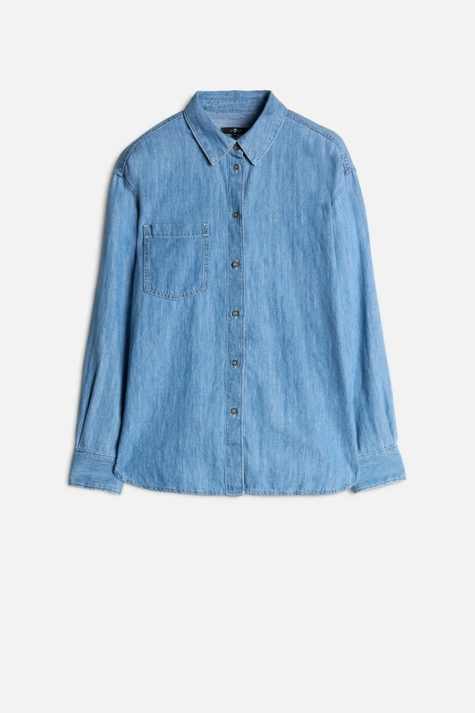 7-for-all-mankind-indigo-linen-easy-shirt-icy-hemdbluse image 1