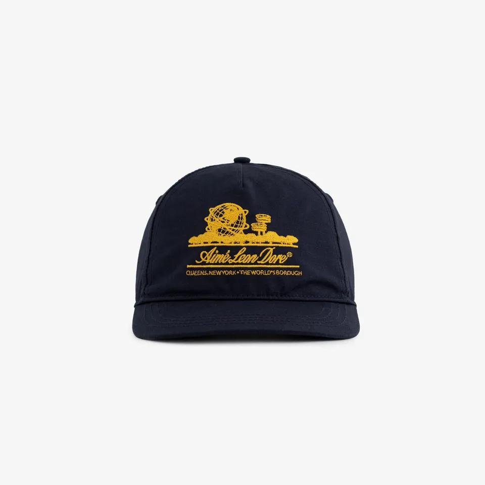 aim-leon-dore-unisphere-hat-navy-5-panel image 1