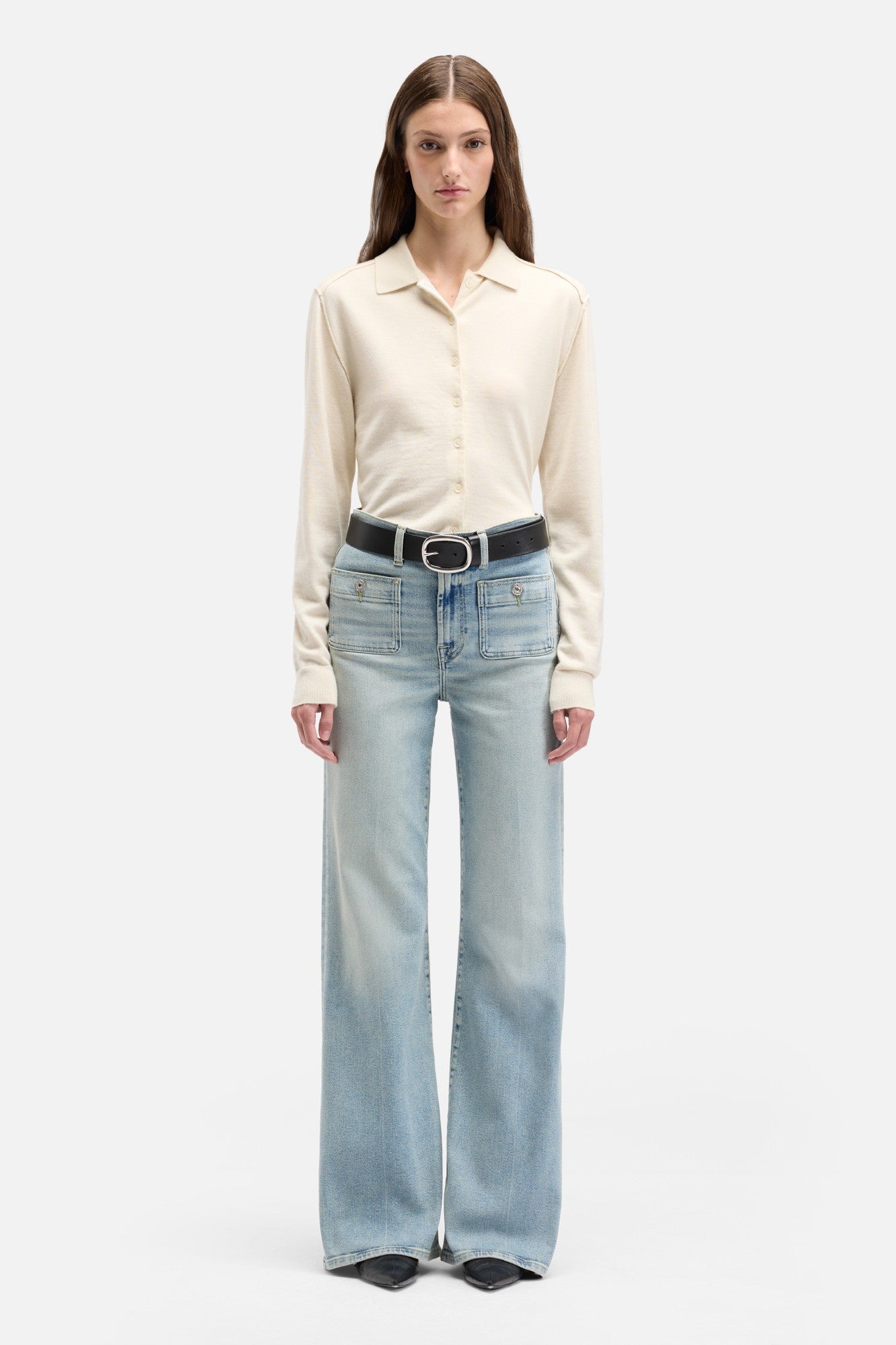 7-for-all-mankind-tailorless-modern-dojo-flare-jeans-must image 2