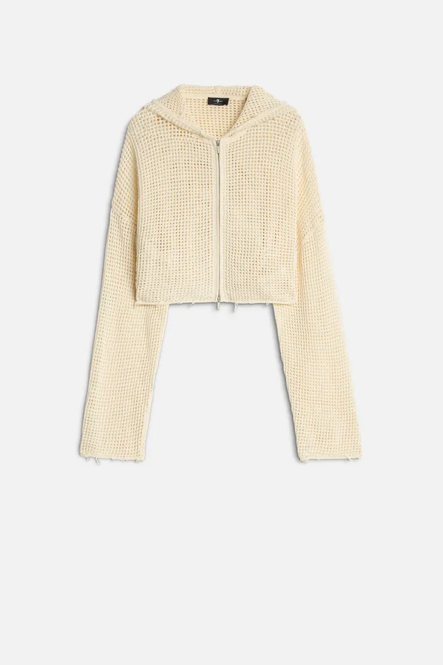 7-for-all-mankind-cropped-open-knit-hoodie-solitary-star-wei image 1