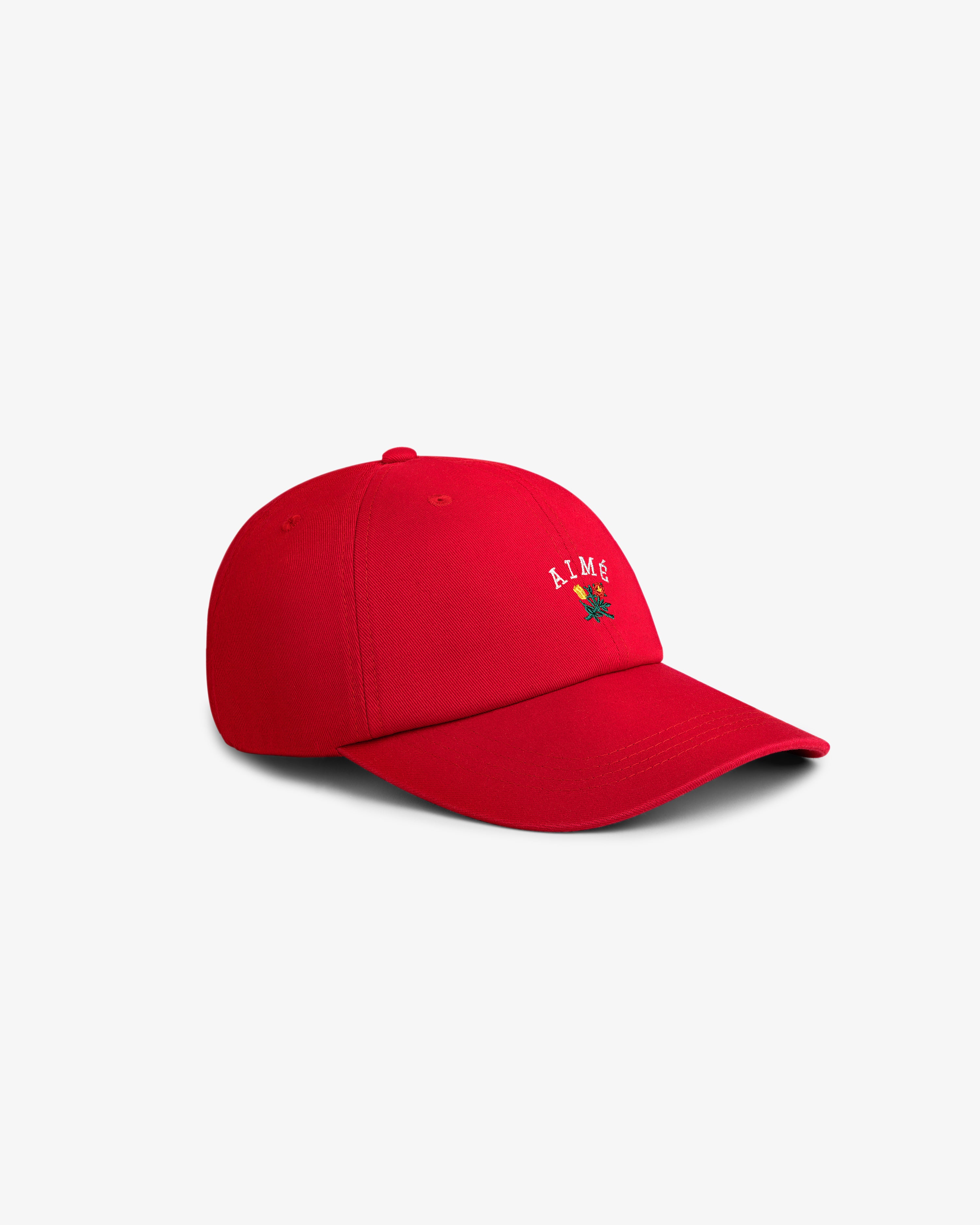 aim-leon-dore-crest-logo-cap-rot-aus-twill image 4