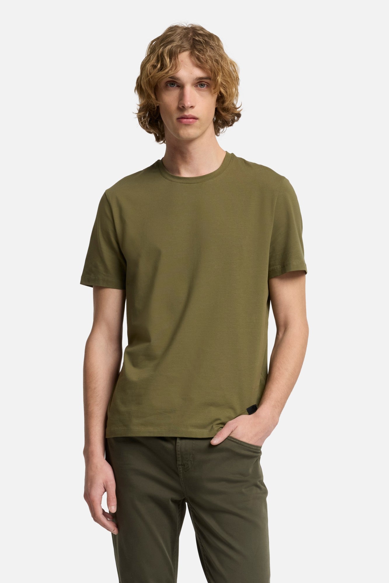 7-for-all-mankind-luxe-performance-t-shirt-army-herren image 3