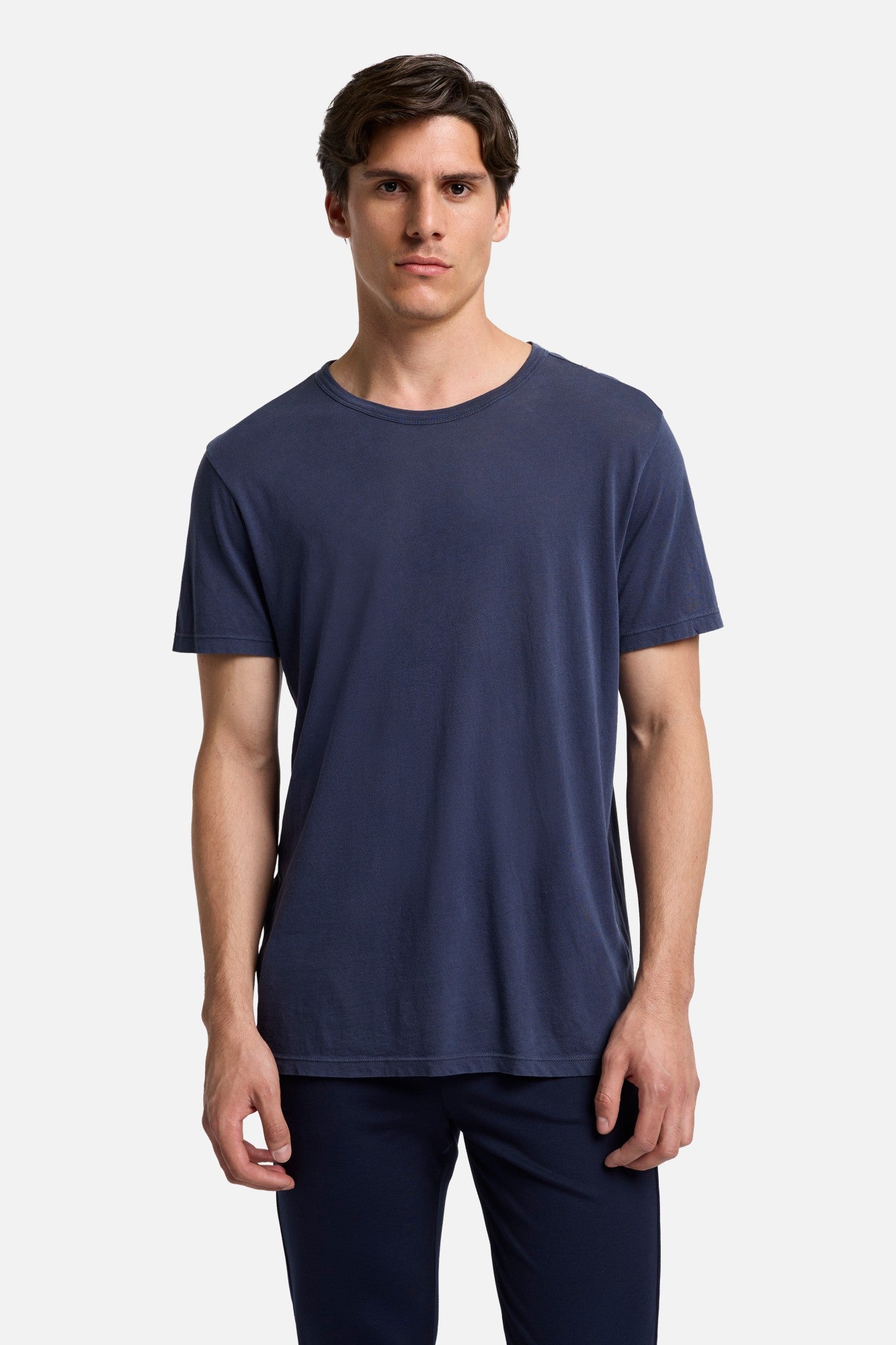 7-for-all-mankind-featherweight-cotton-tee-navy-herren-t-shirt image 2