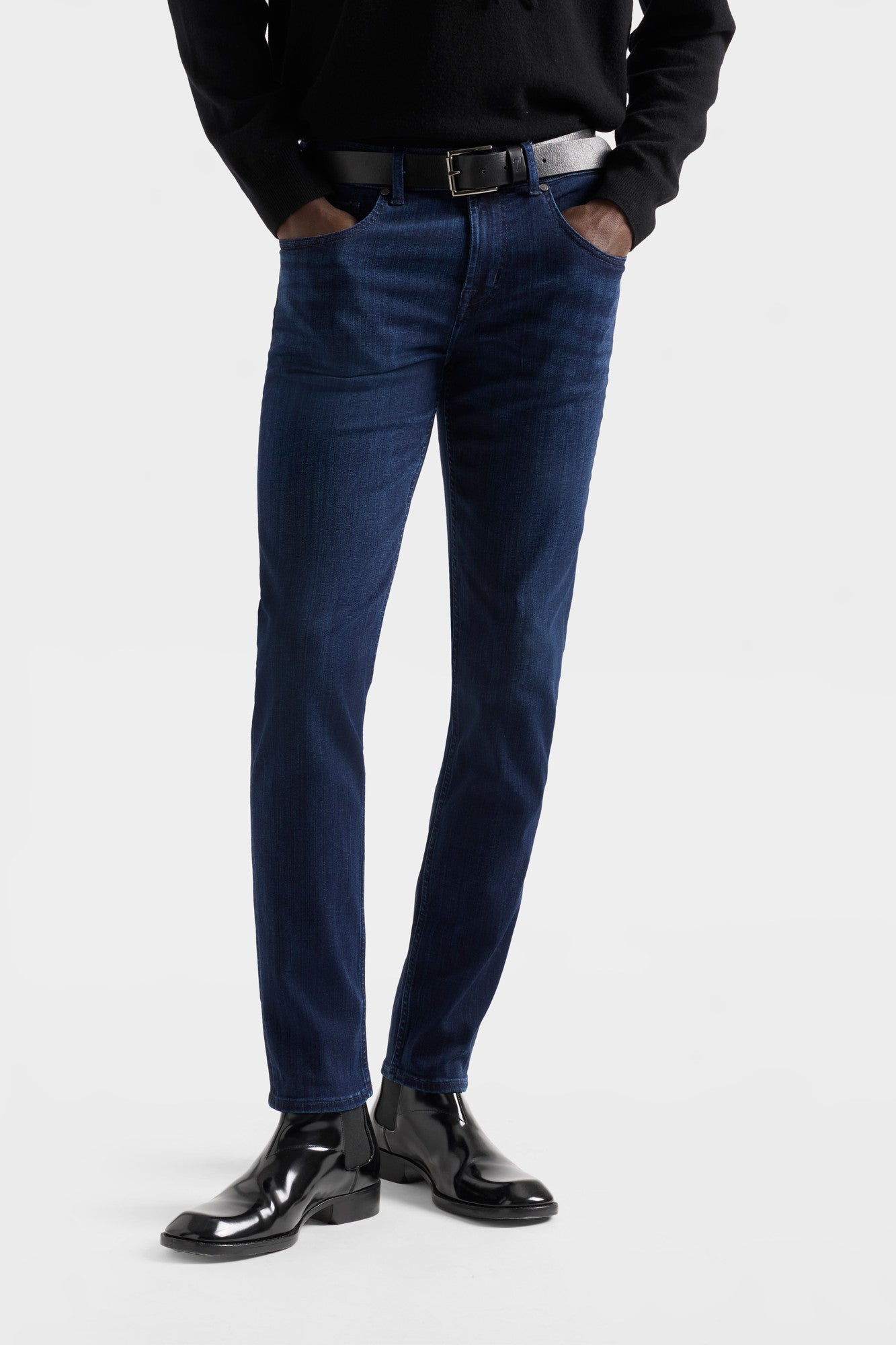 7-for-all-mankind-slimmy-tapered-luxe-performance-calvert-herren-jeans-dunkelbla image 3