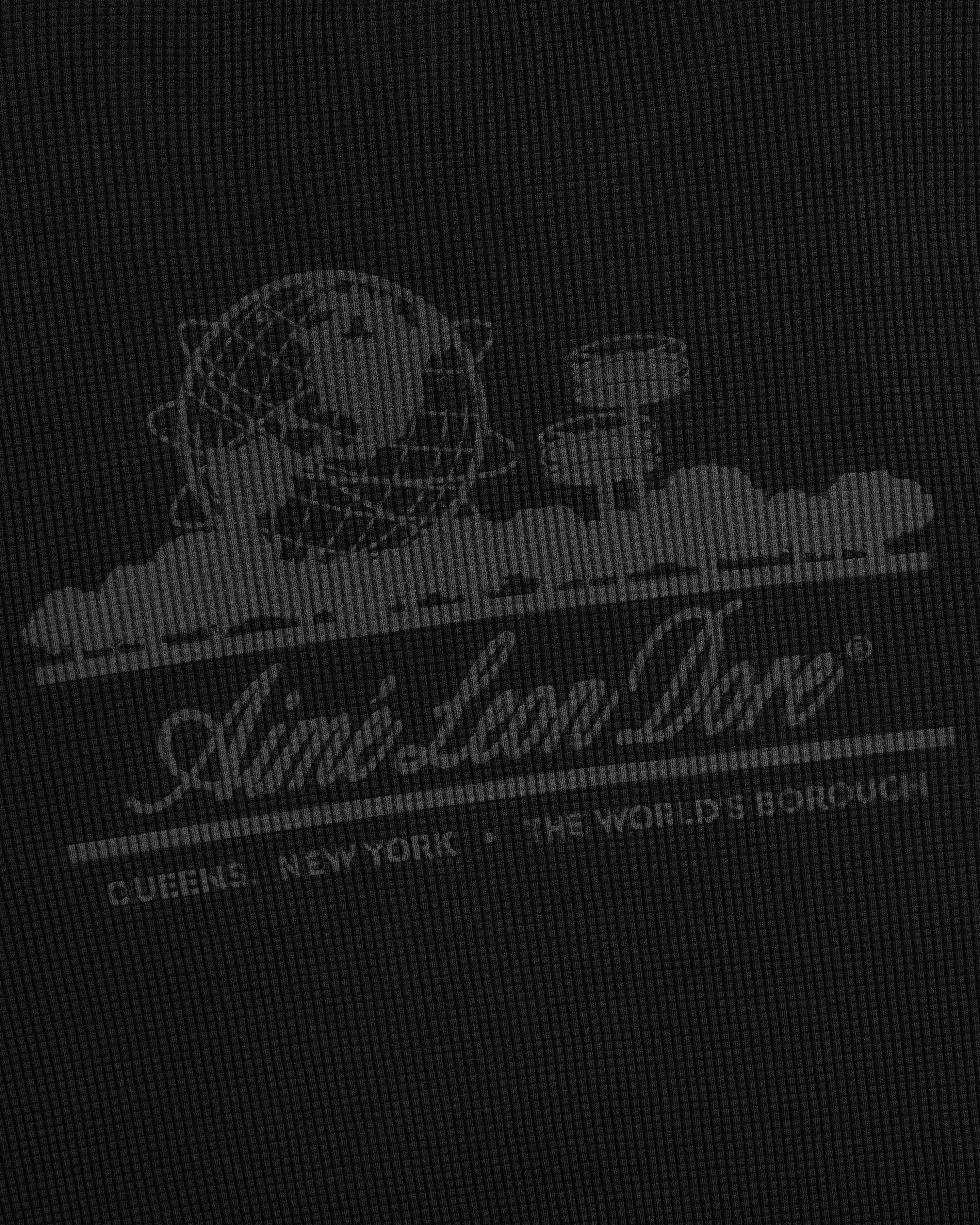 aim-leon-dore-long-sleeve-unisphere-waffle-thermal-schwarz-baumwolle image 4
