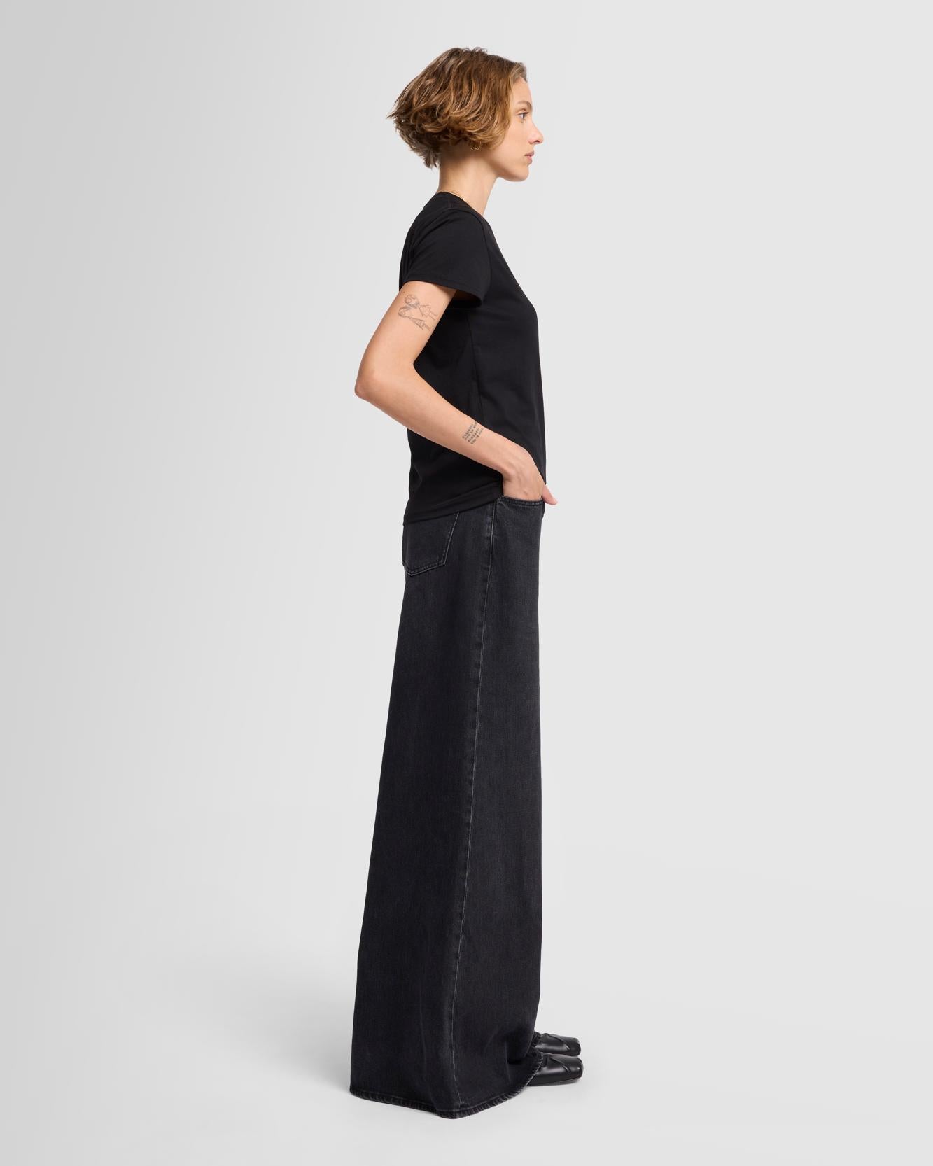 7-for-all-mankind-basic-tee-black-damen-t-shirt image 5